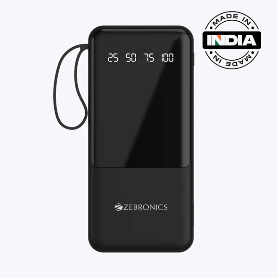 Zebronics 10000 Mah 5v 3a Li Polymer Power Bank Ships Fast Nationwide