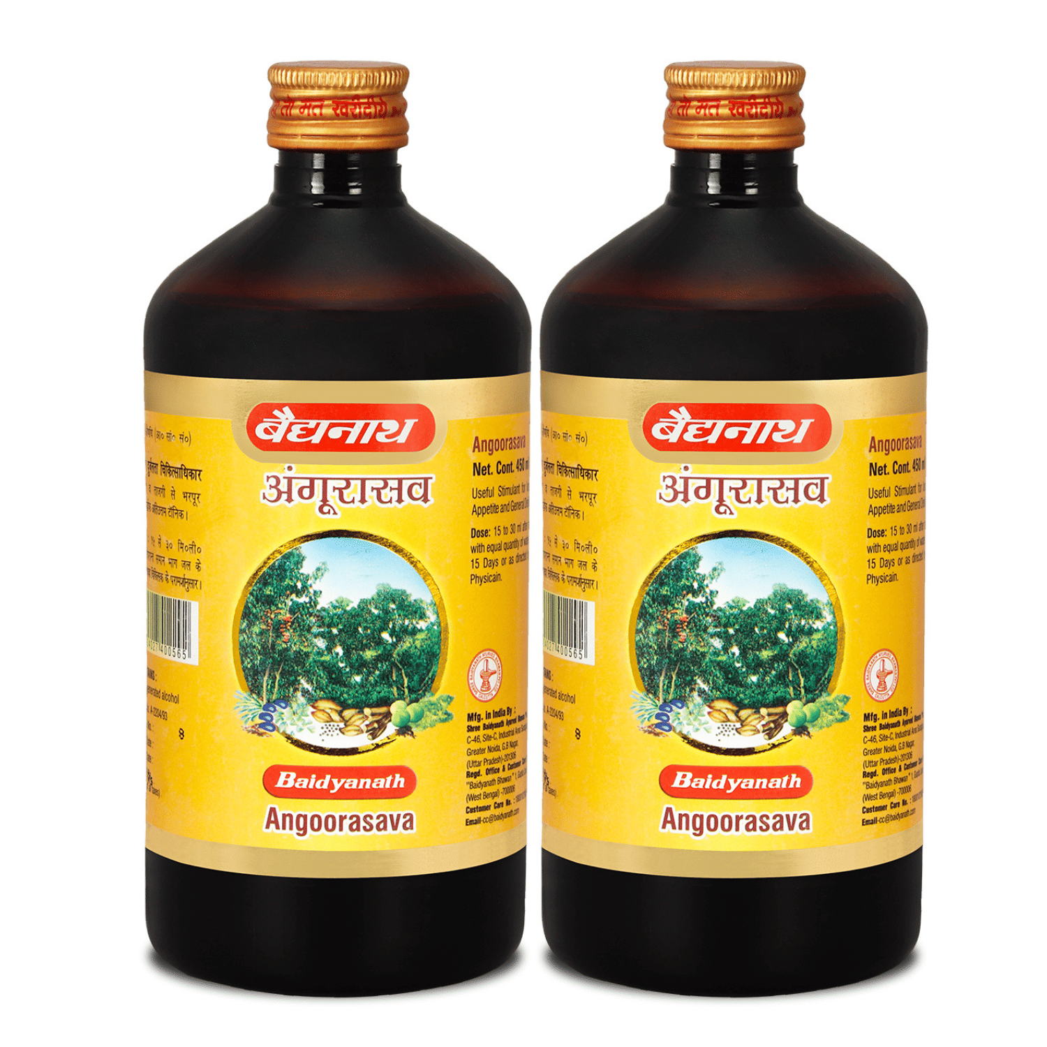     			Baidyanath Angoorasava Help in General Debility & Provides Strength and Stamina 450ml (Pack of 2)