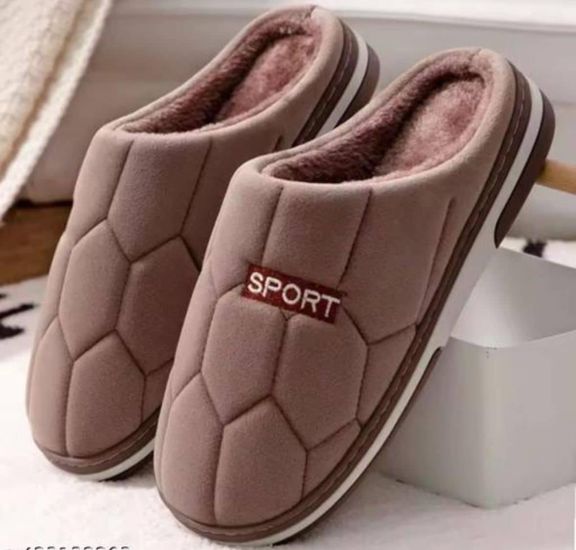 FUSEOWL Brown Women's Toe Covered Flip Flop