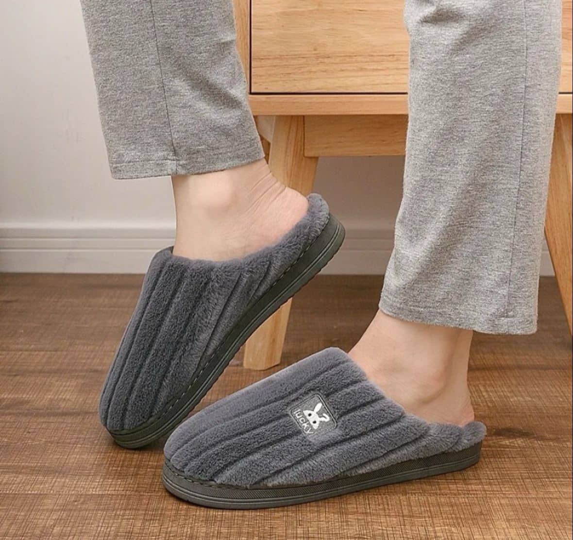 FUSEOWL Purple Women's Toe Covered Flip Flop