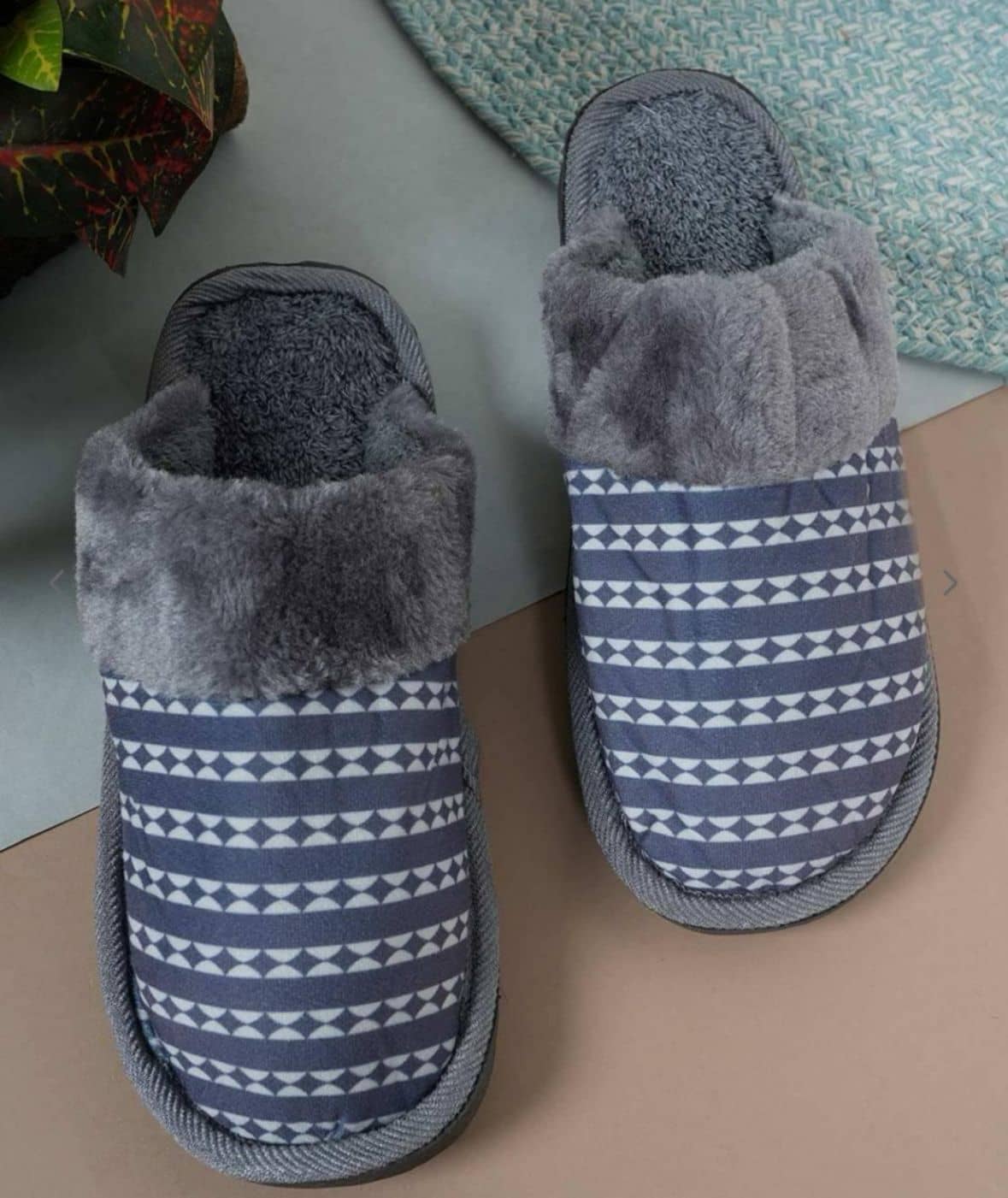 FUSEOWL Purple Women's Toe Covered Flip Flop