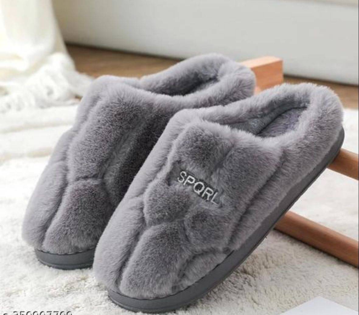 FUSEOWL Light Grey Women's Toe Covered Flip Flop FUSEOWL Light Grey Women's Toe Covered Flip Flop