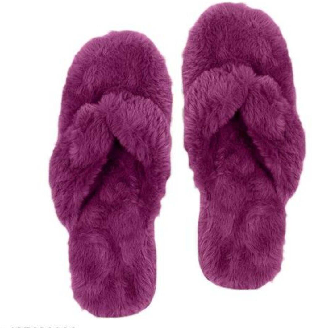     			FUSEOWL Maroon Women's Flip Flop