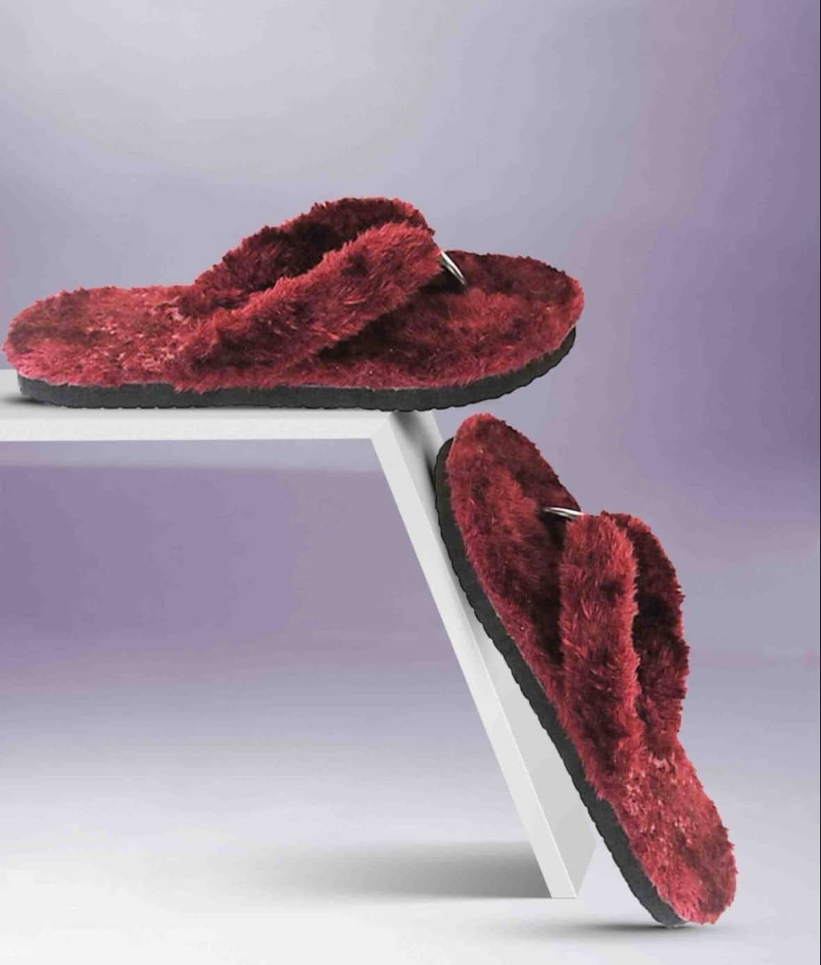 FUSEOWL Maroon Women's Flip Flop