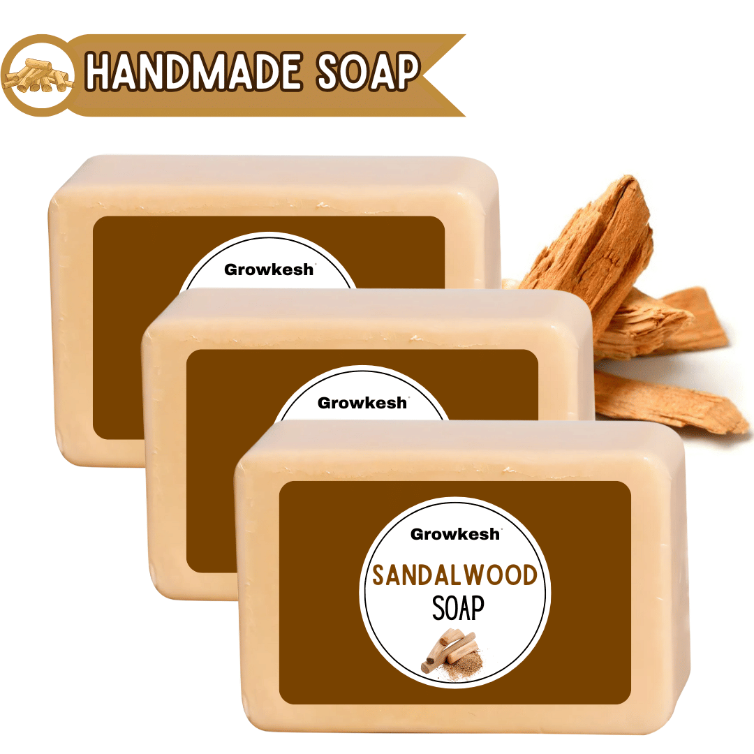 Growkesh Beauty Soap for All Skin Type ( Pack of 3 )