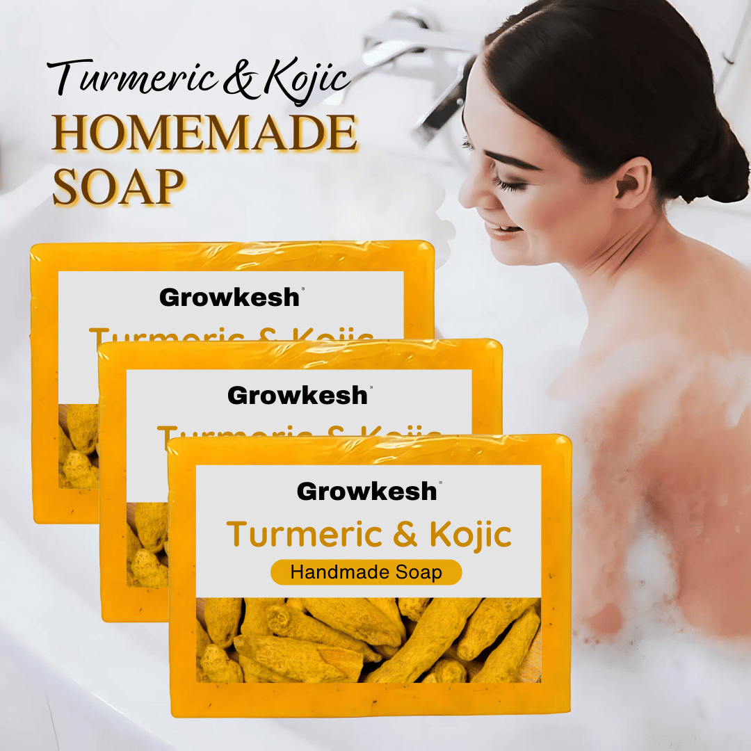 Growkesh Skin Whitening Soap for All Skin Type ( Pack of 3 )