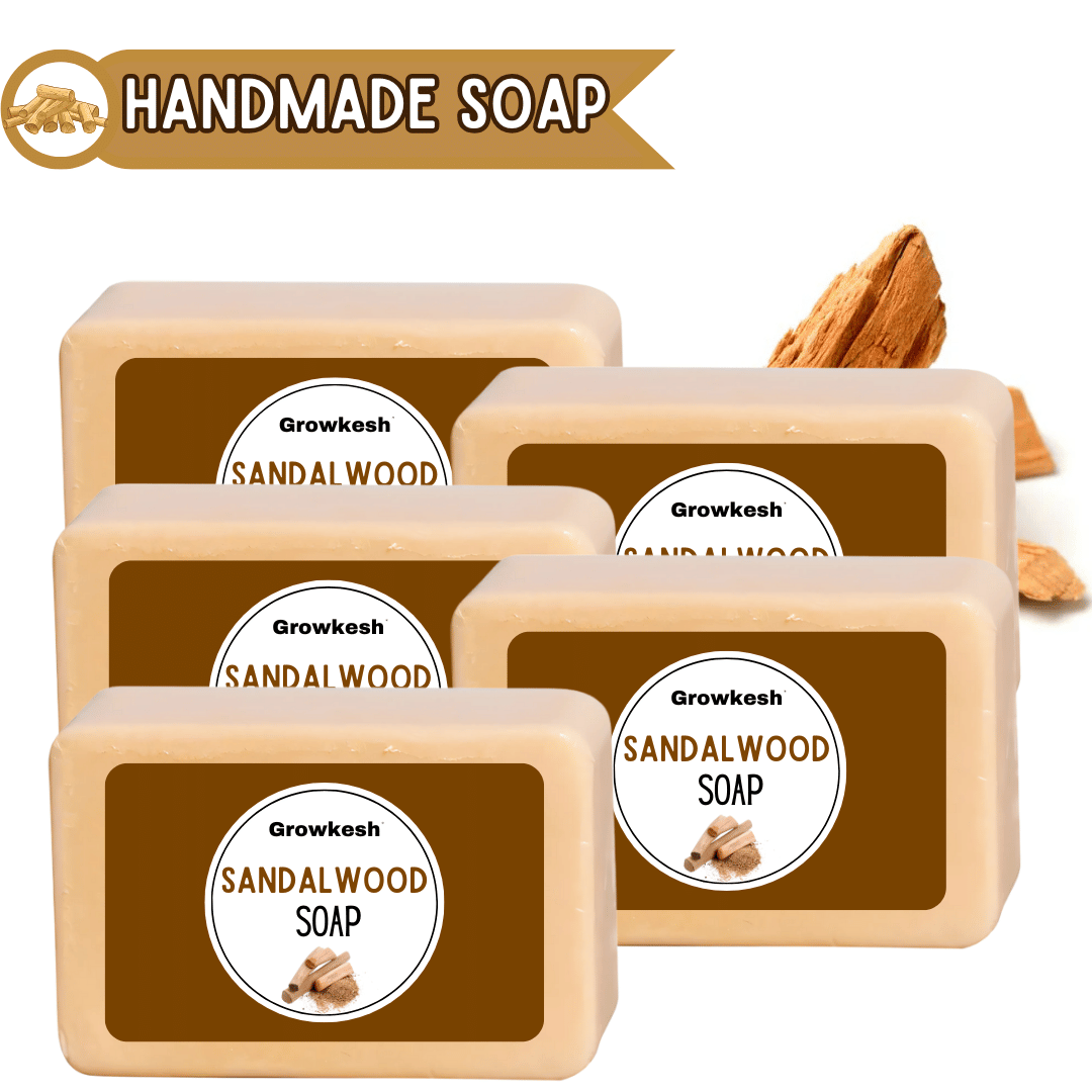 Growkesh Skin Whitening Soap for All Skin Type ( Pack of 5 )
