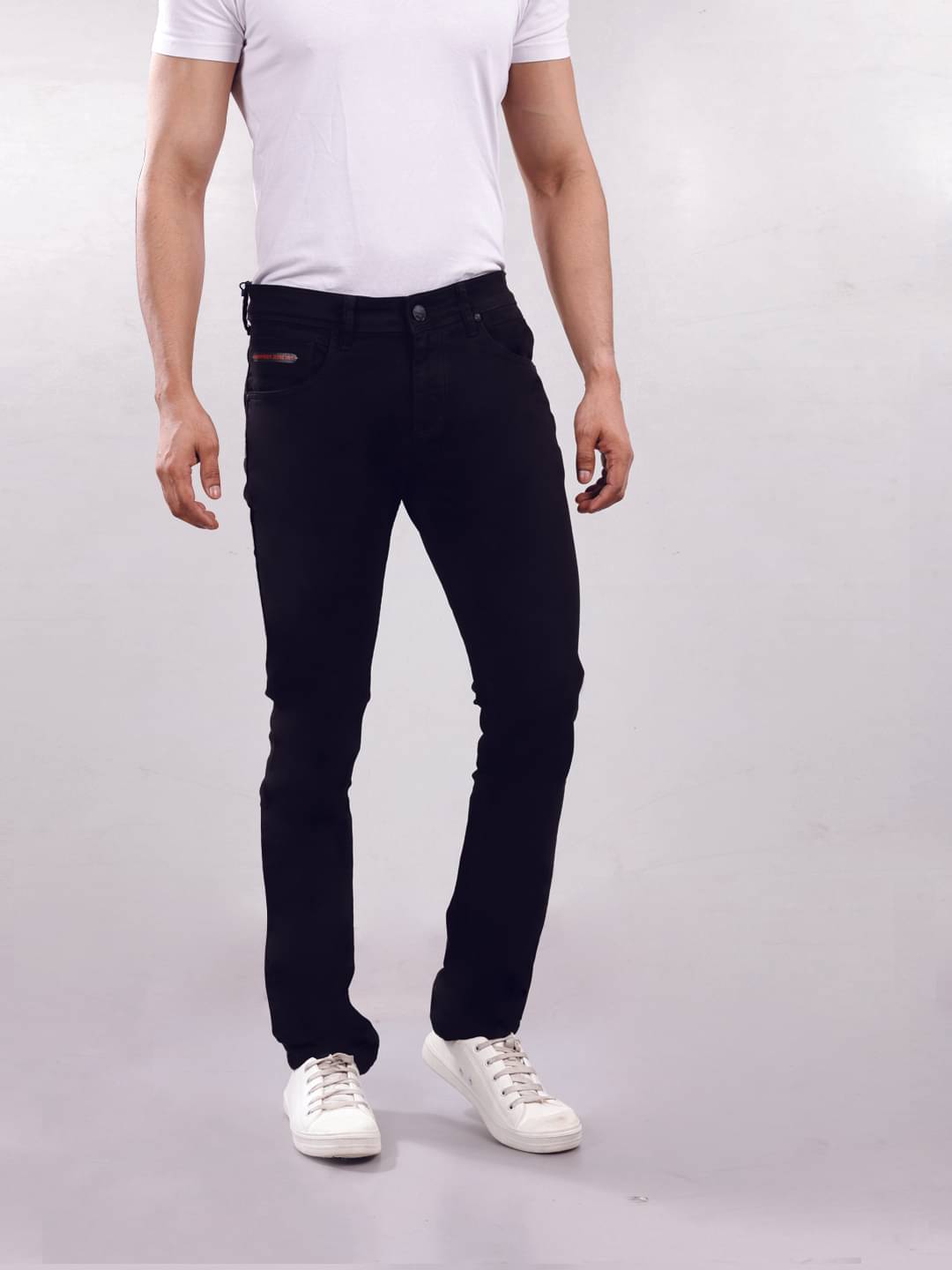 Hoffmen Regular Fit Basic Men's Jeans - Black ( Pack of 1 ) Hoffmen Regular Fit Basic Men's Jeans - Black ( Pack of 1 )