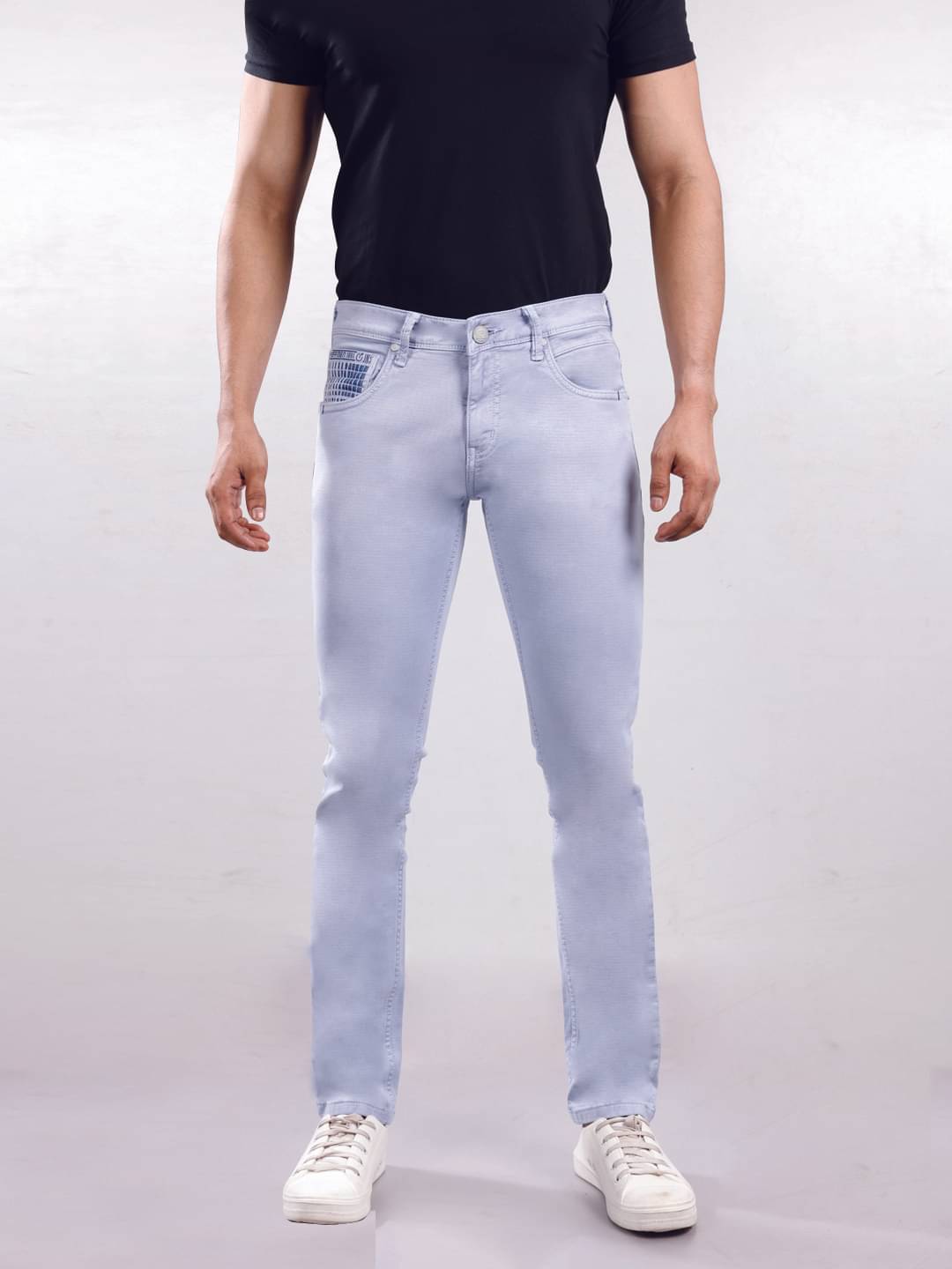 Hoffmen Regular Fit Faded Men's Jeans - Light Blue ( Pack of 1 )     			Hoffmen Regular Fit Faded Men's Jeans - Light Blue ( Pack of 1 )