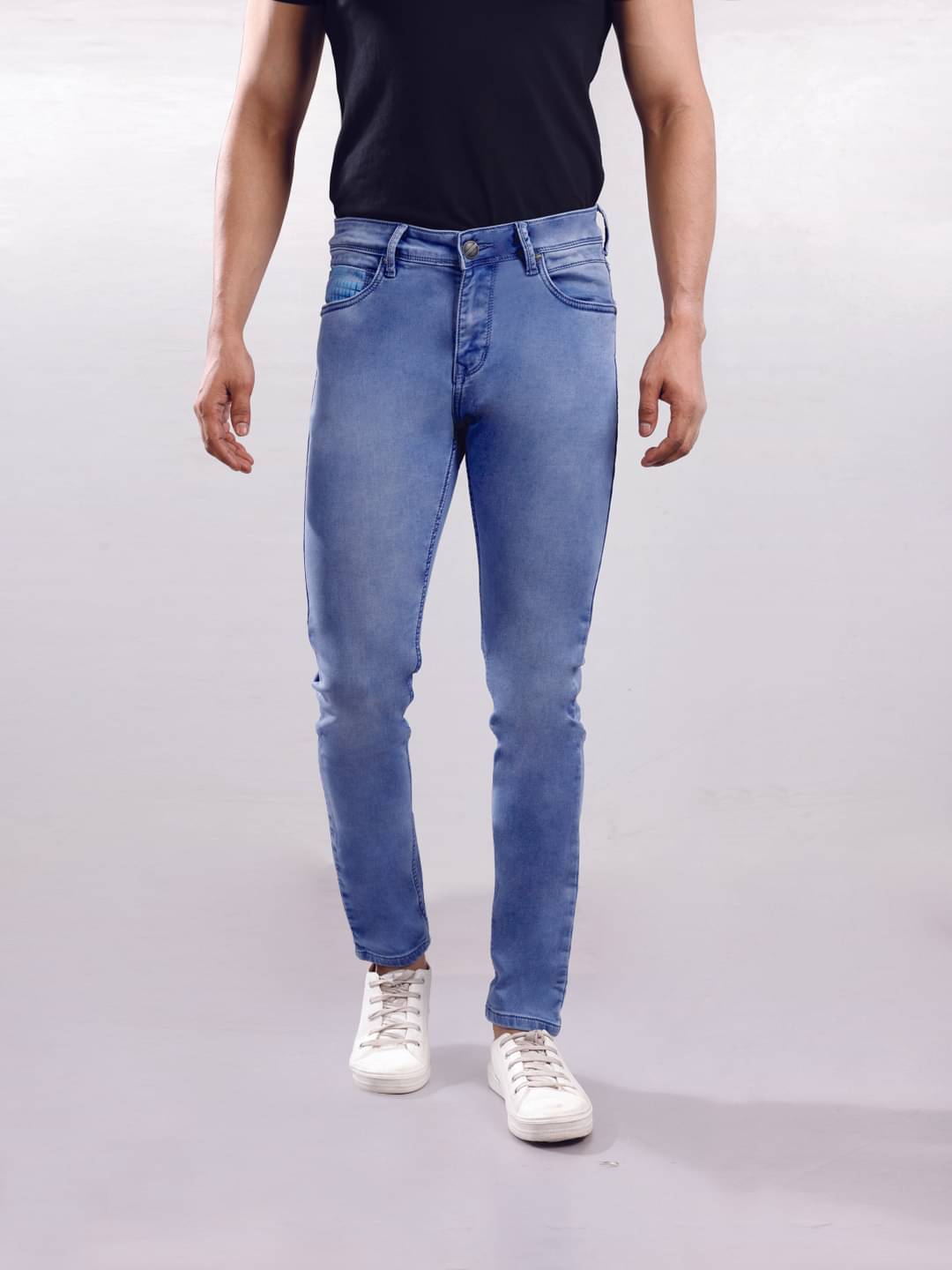     			Hoffmen Regular Fit Faded Men's Jeans - Blue ( Pack of 1 )