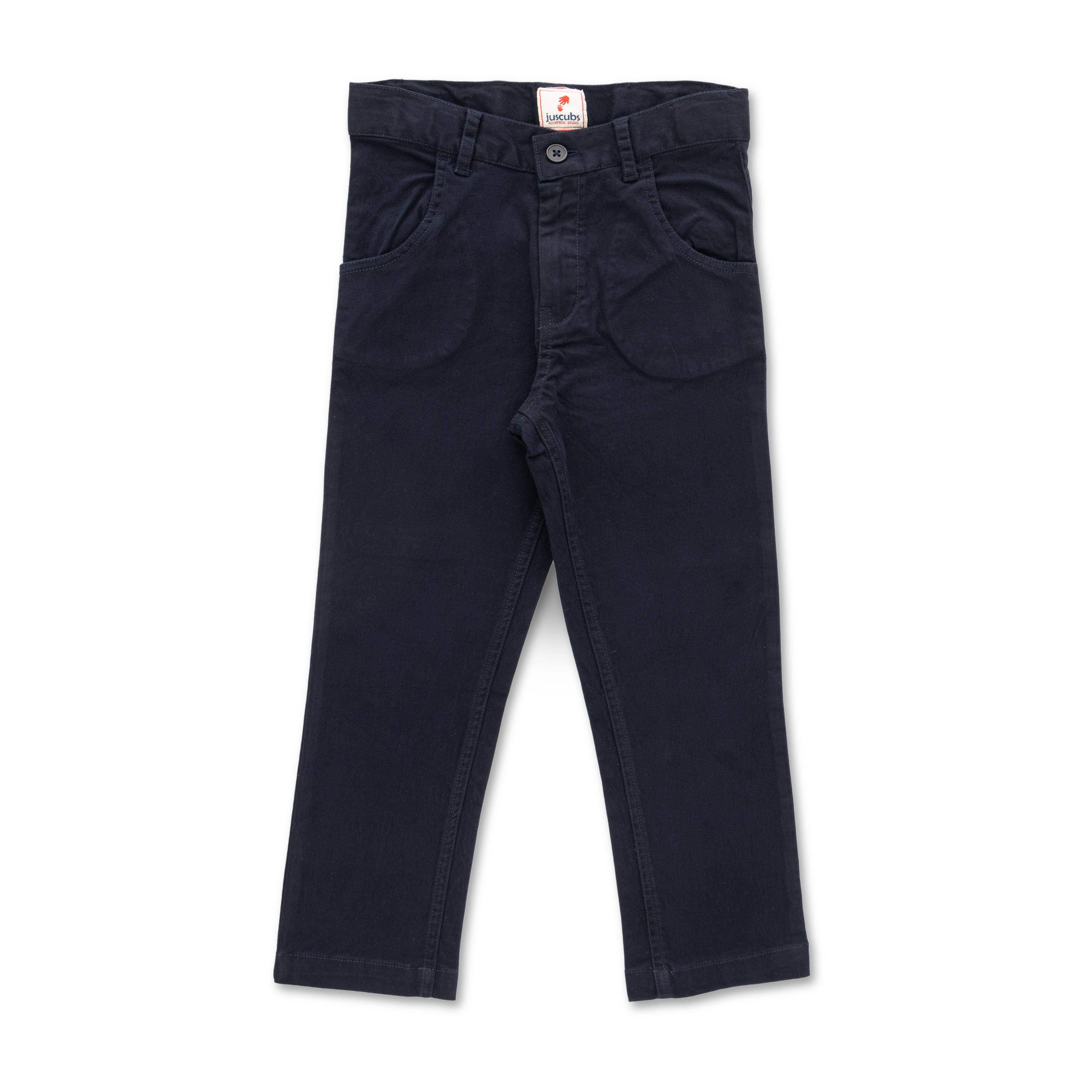     			Juscubs Pack of 1 Boys Cotton Pants ( Navy Blue )