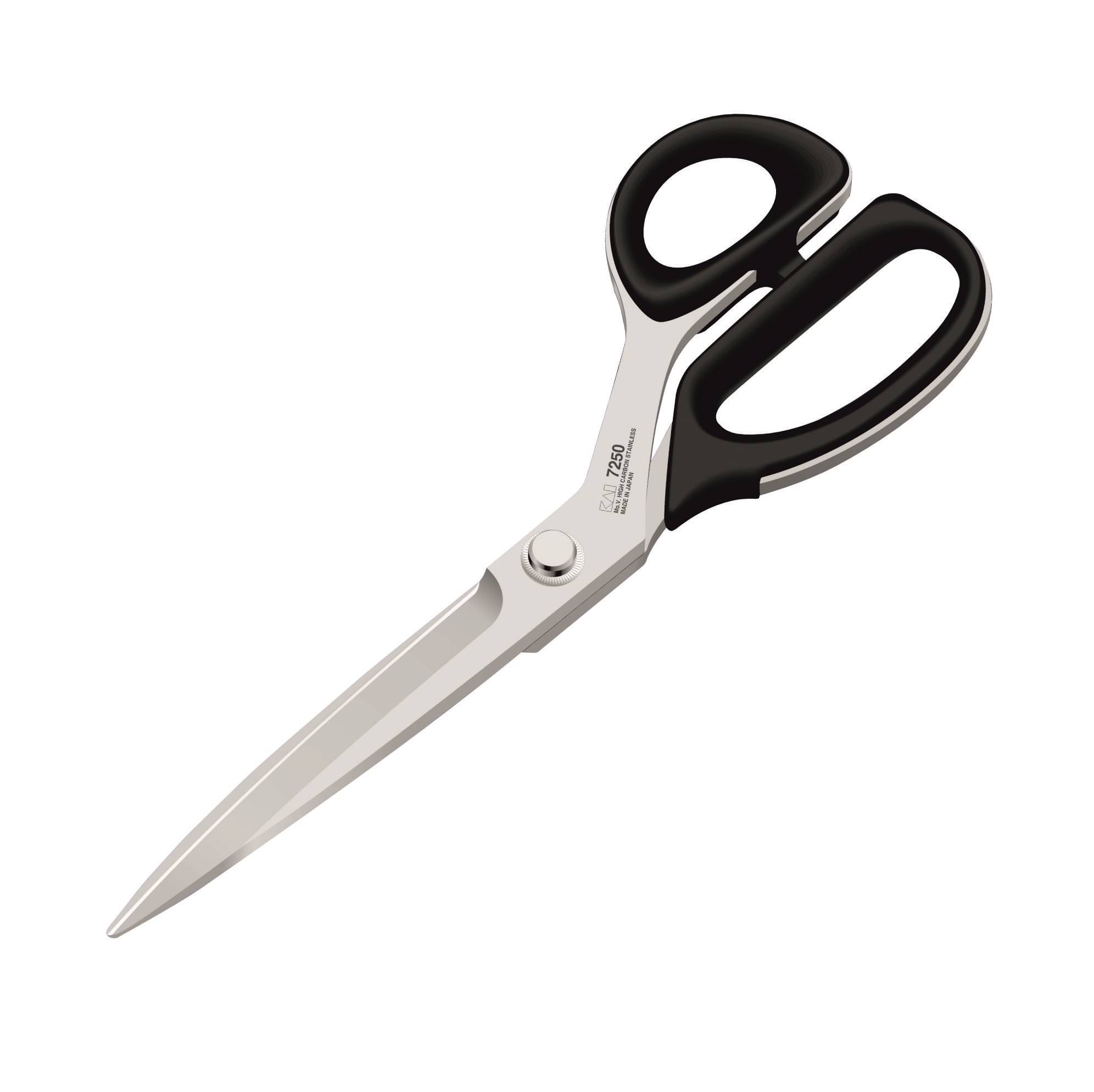     			Kai Scissor – 7250 10-inch Made in Japan, Made of Fine Stainless Steel with Vanadium and Sharp Blades, Used for Dressmaking - Pack of 1 Piece