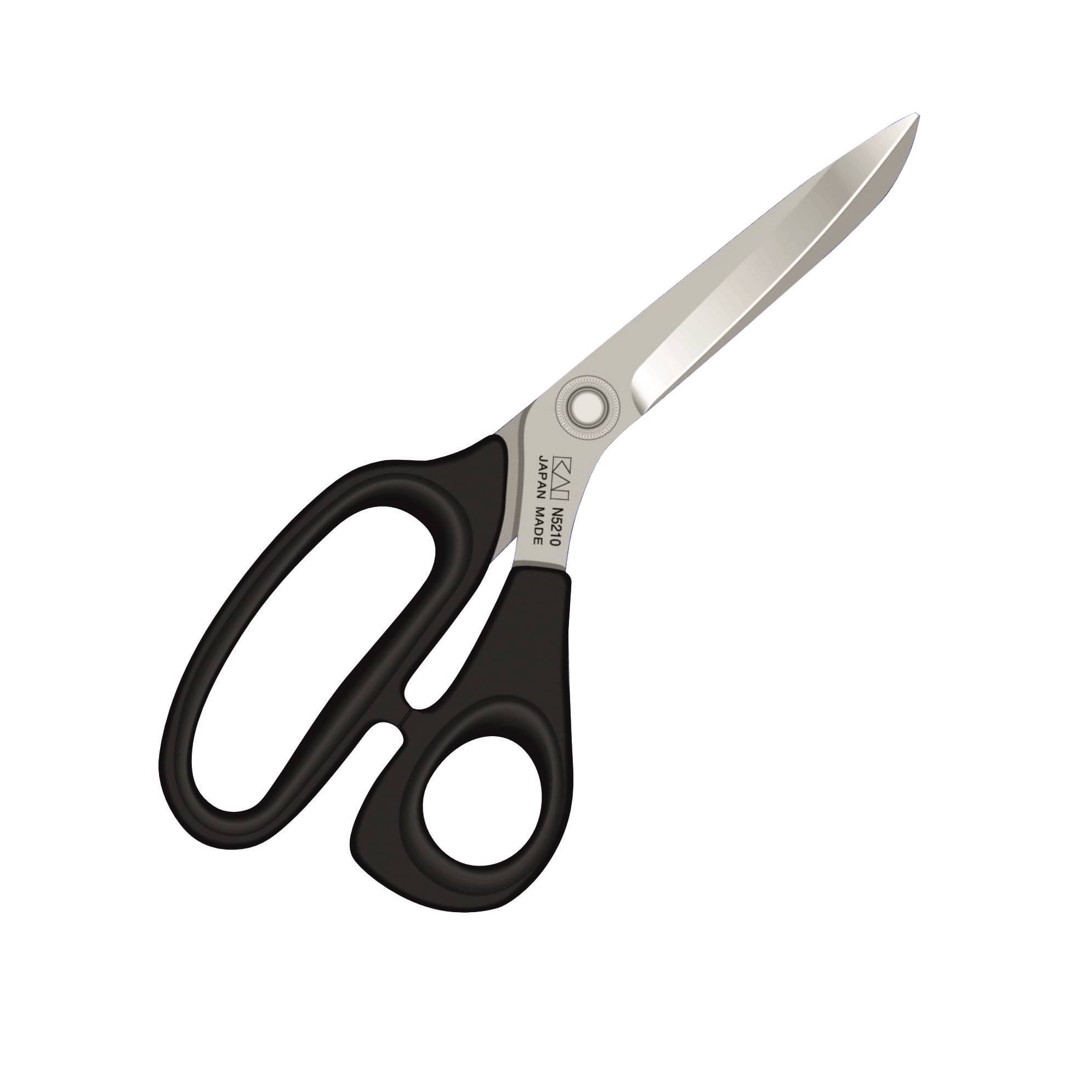 Kai Scissor – N 5210 8-inch Made in Japan, Made of Fine Stainless Steel with Vanadium and Sharp Blades, Used for Dressmaking - Pack of 1 Piece Kai Scissor – N 5210 8-inch Made in Japan, Made of Fine Stainless Steel with Vanadium and Sharp Blades, Used for Dressmaking - Pack of 1 Piece