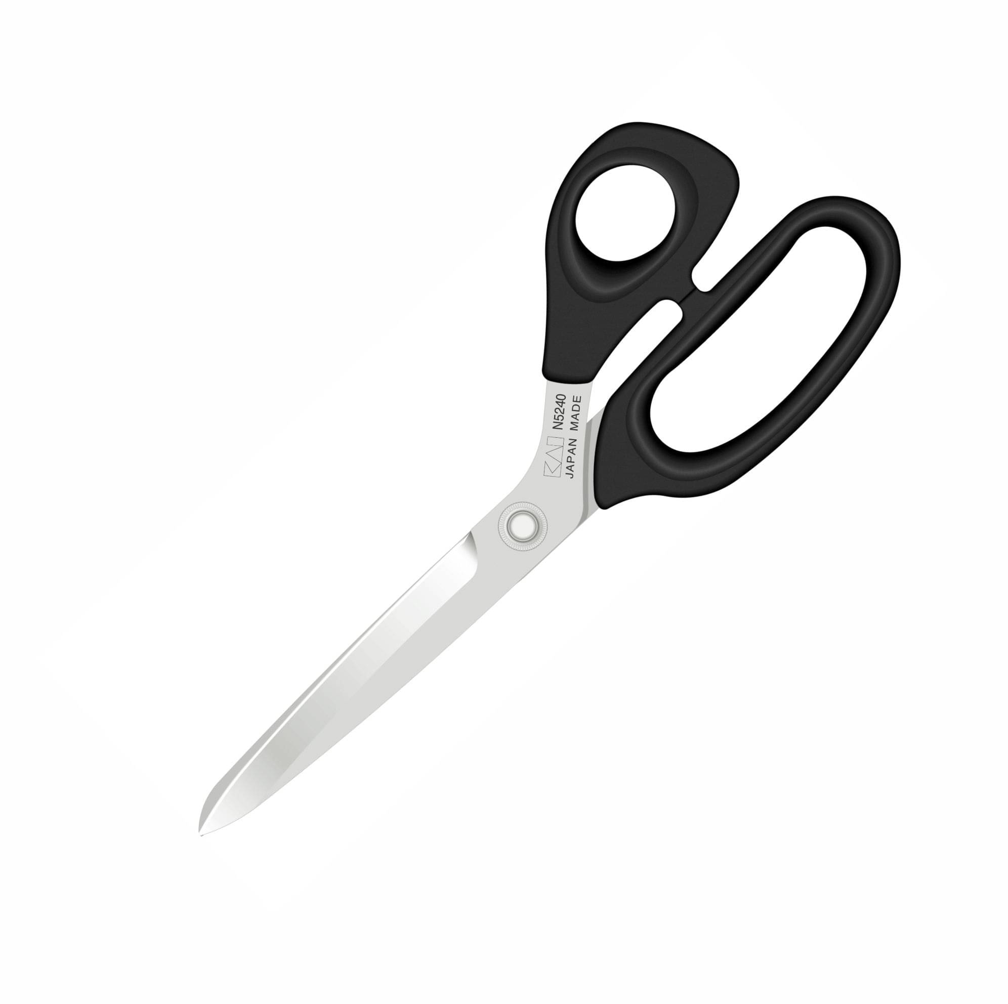 Kai Scissor – N 5240 9.5-inch Made in Japan, Made of Fine Stainless Steel with Vanadium and Sharp Blades, Used for Dressmaking - Pack of 1 Piece Kai Scissor – N 5240 9.5-inch Made in Japan, Made of Fine Stainless Steel with Vanadium and Sharp Blades, Used for Dressmaking - Pack of 1 Piece