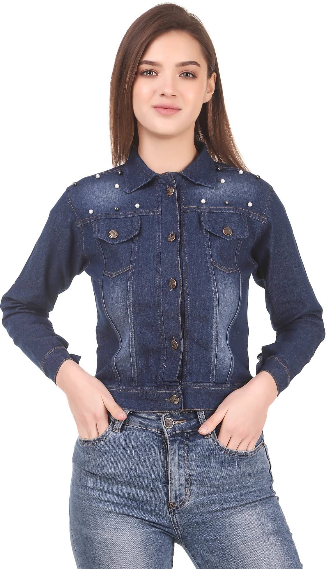     			Kashian - Denim Navy Denim Jacket