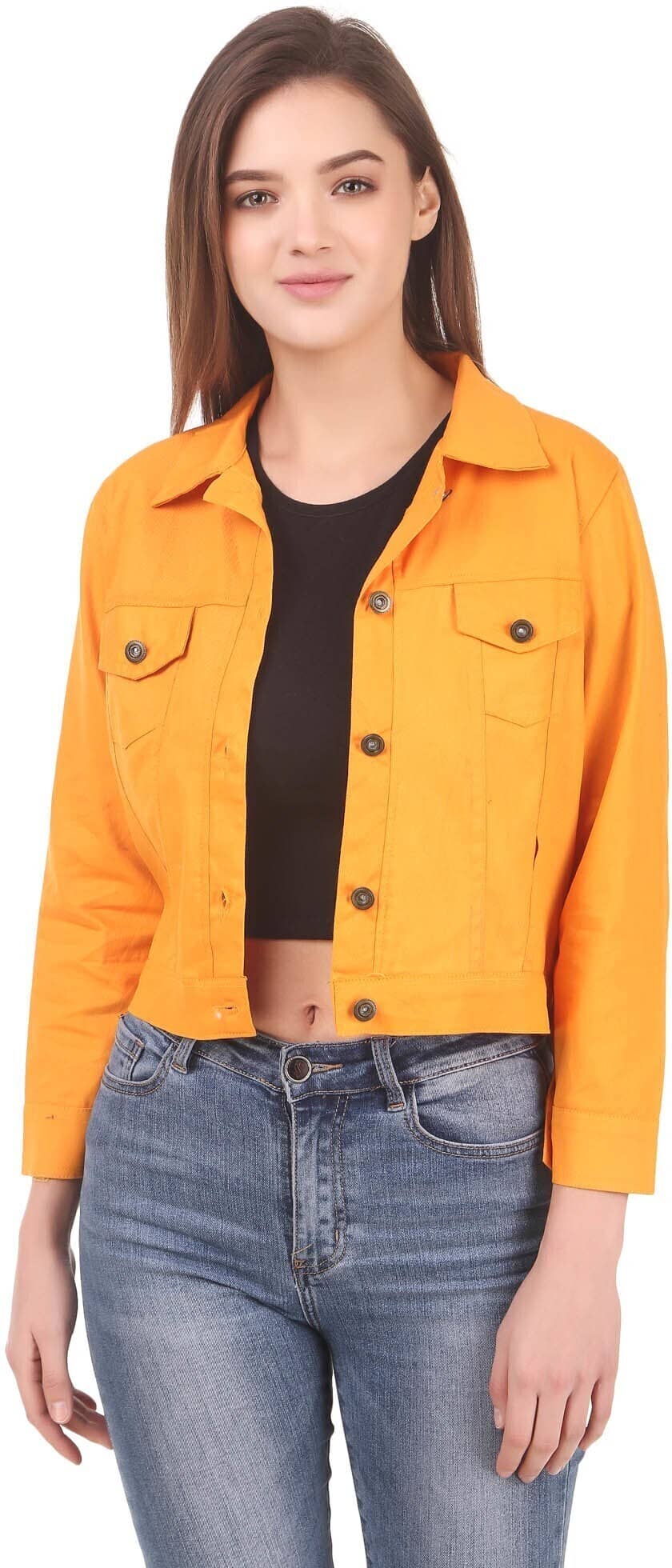 Kashian Women Denim Jacket ( Red ) - Jackets & Coats | Buy online on ZillyBuy