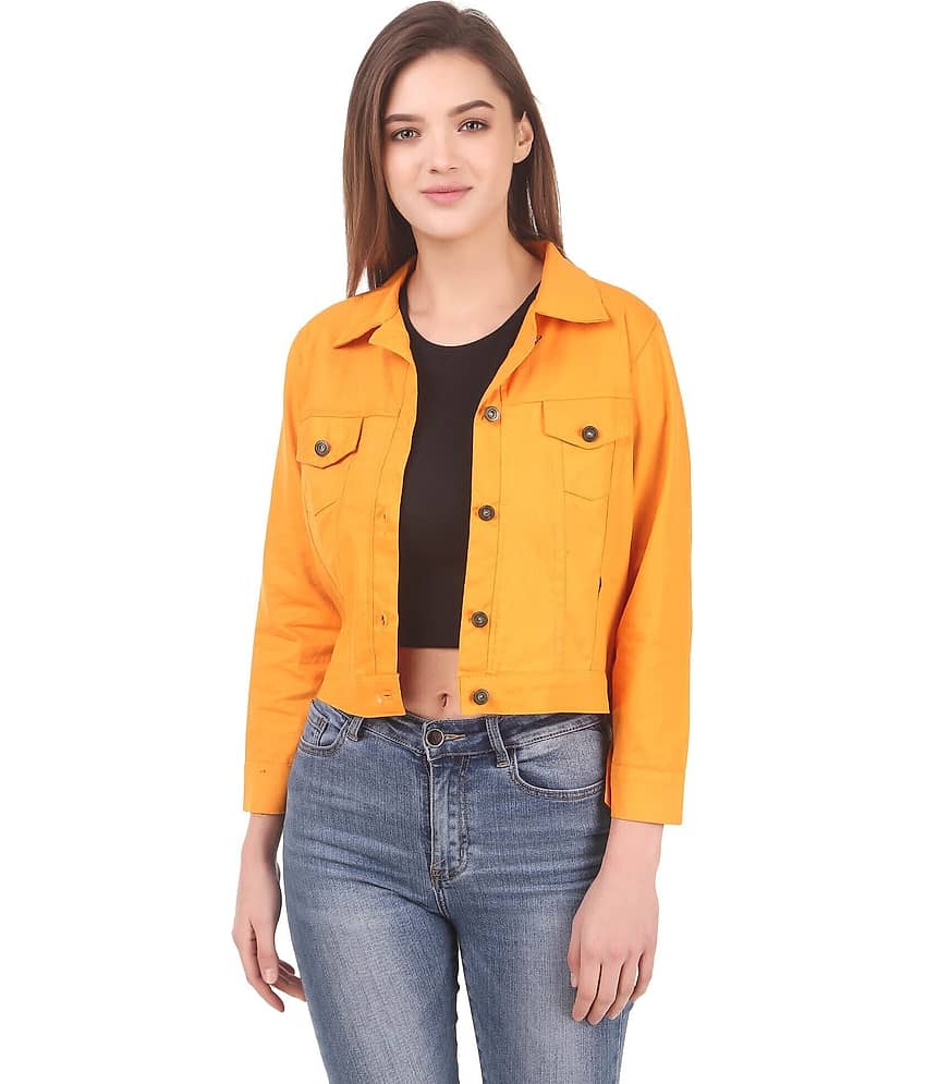 Kashian Women Denim Jacket ( Red ) - Jackets & Coats | Buy online on ZillyBuy