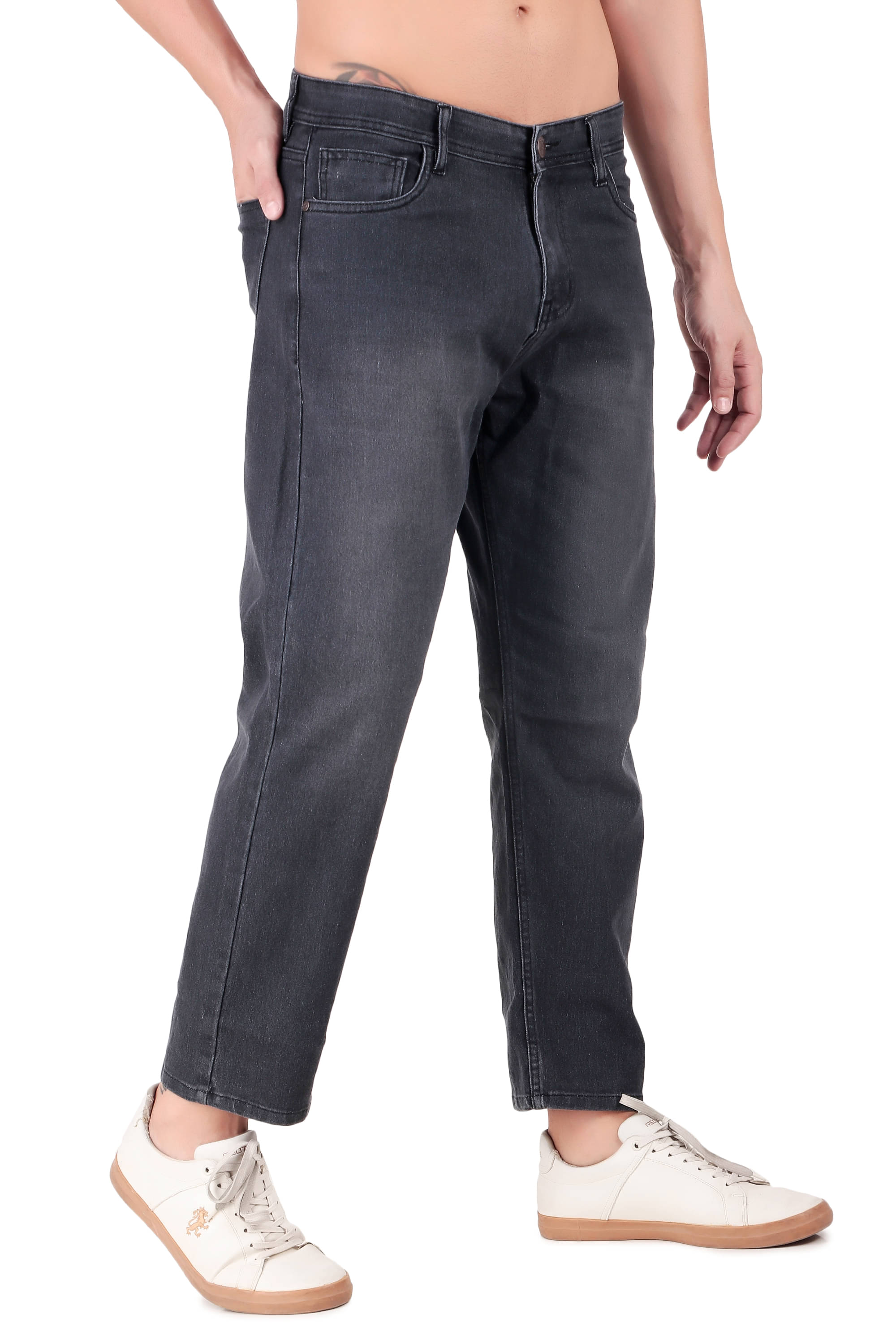     			LONDON HILLS Regular Fit Basic Men's Jeans - Grey ( Pack of 1 )