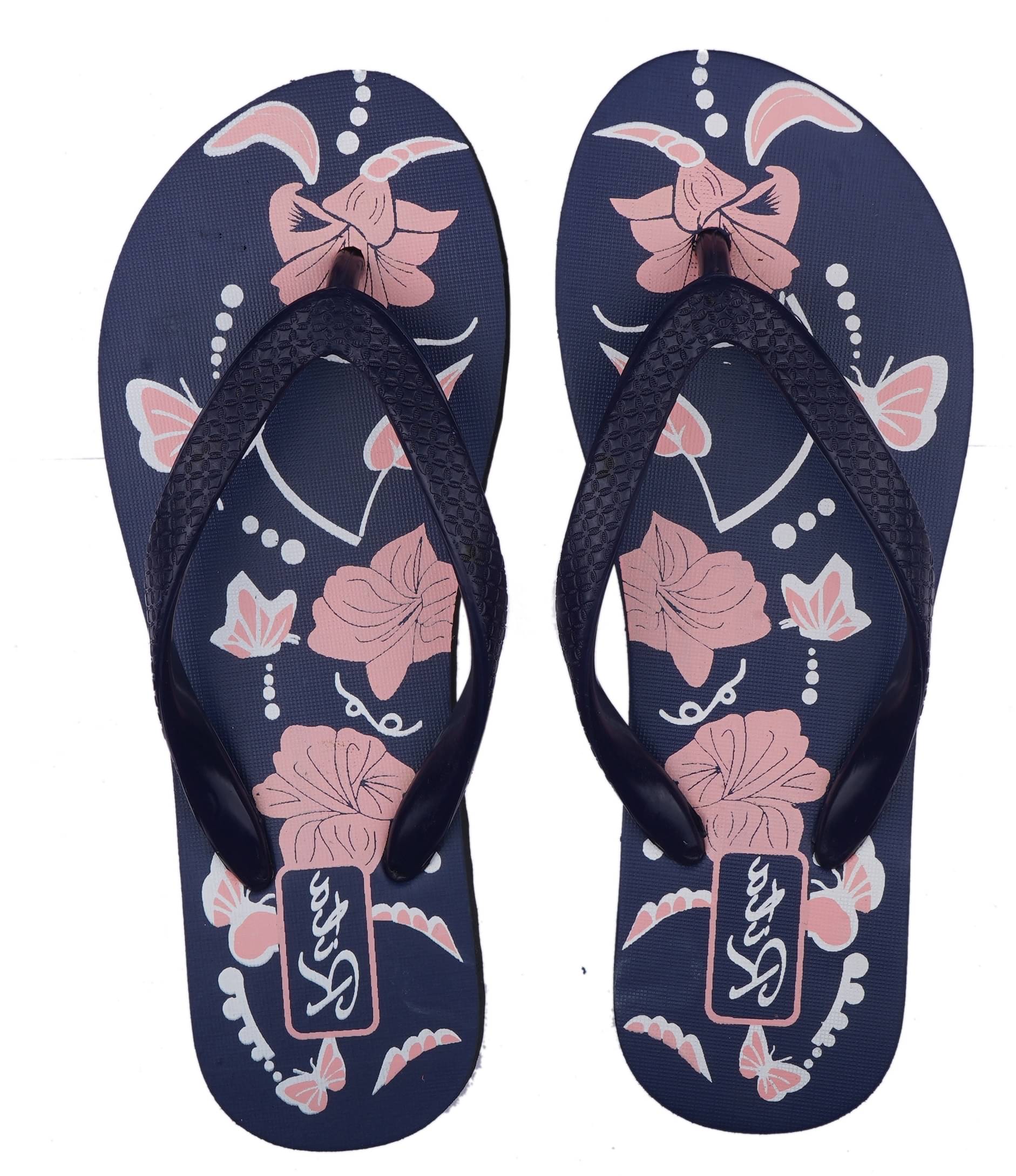     			METAMORPH X RITA Navy Blue Women's Daily Slipper