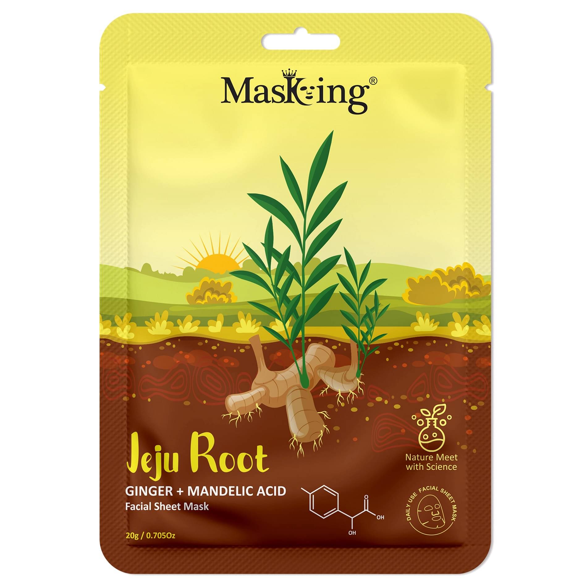     			Masking - Moisturizing Sheet Mask For All Skin Type ( Pack of 1 )