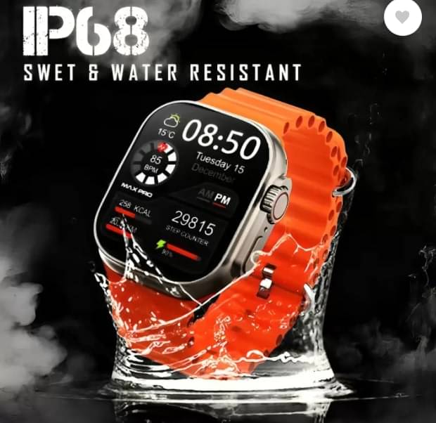    			NICEBUDS AMOLED BT Calling Rubber Upto 1-2 days Smart Watch Orange