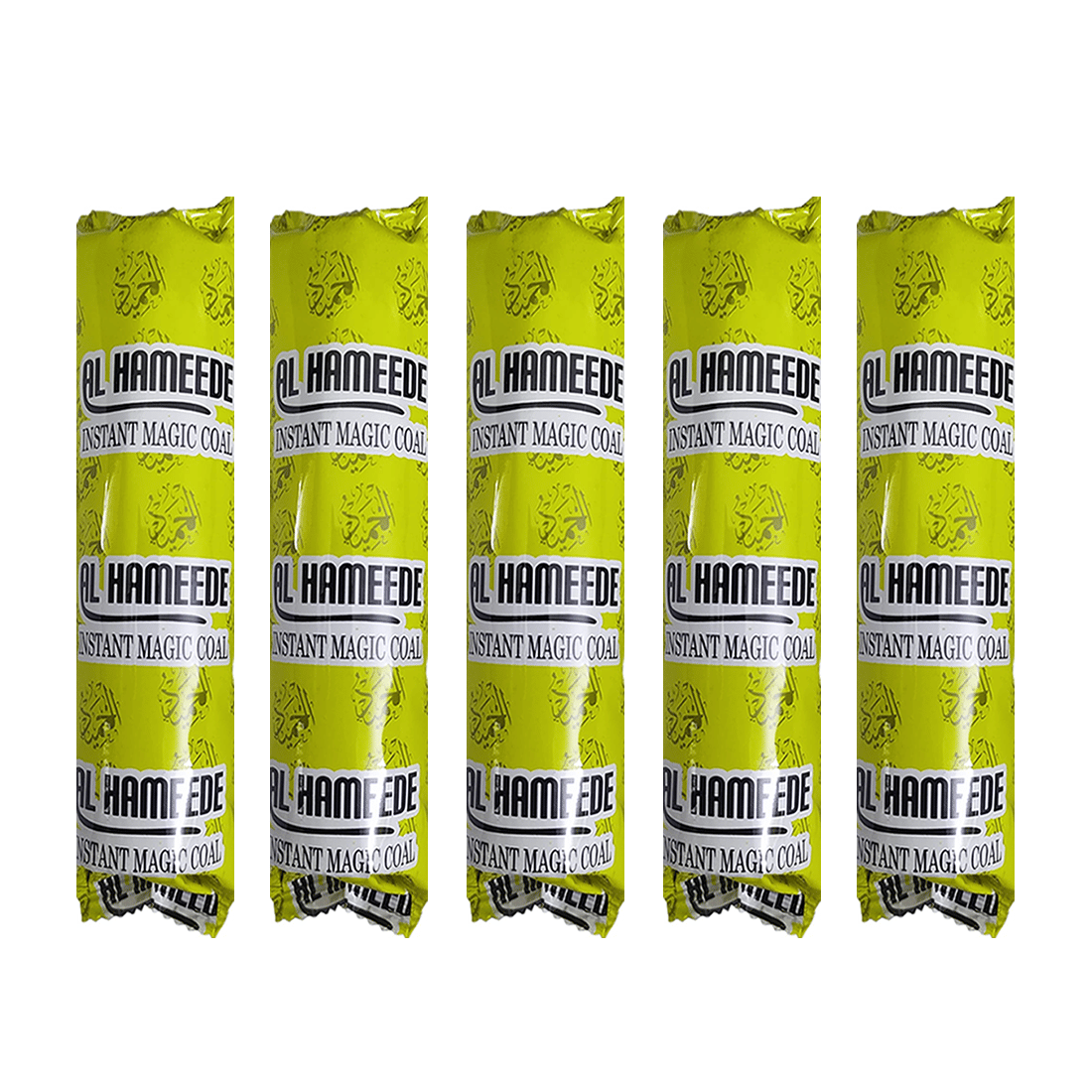 PUFF SMART Al Hameede Magic Coal 5 Stick Quick Light Charcoal (50 Coals)