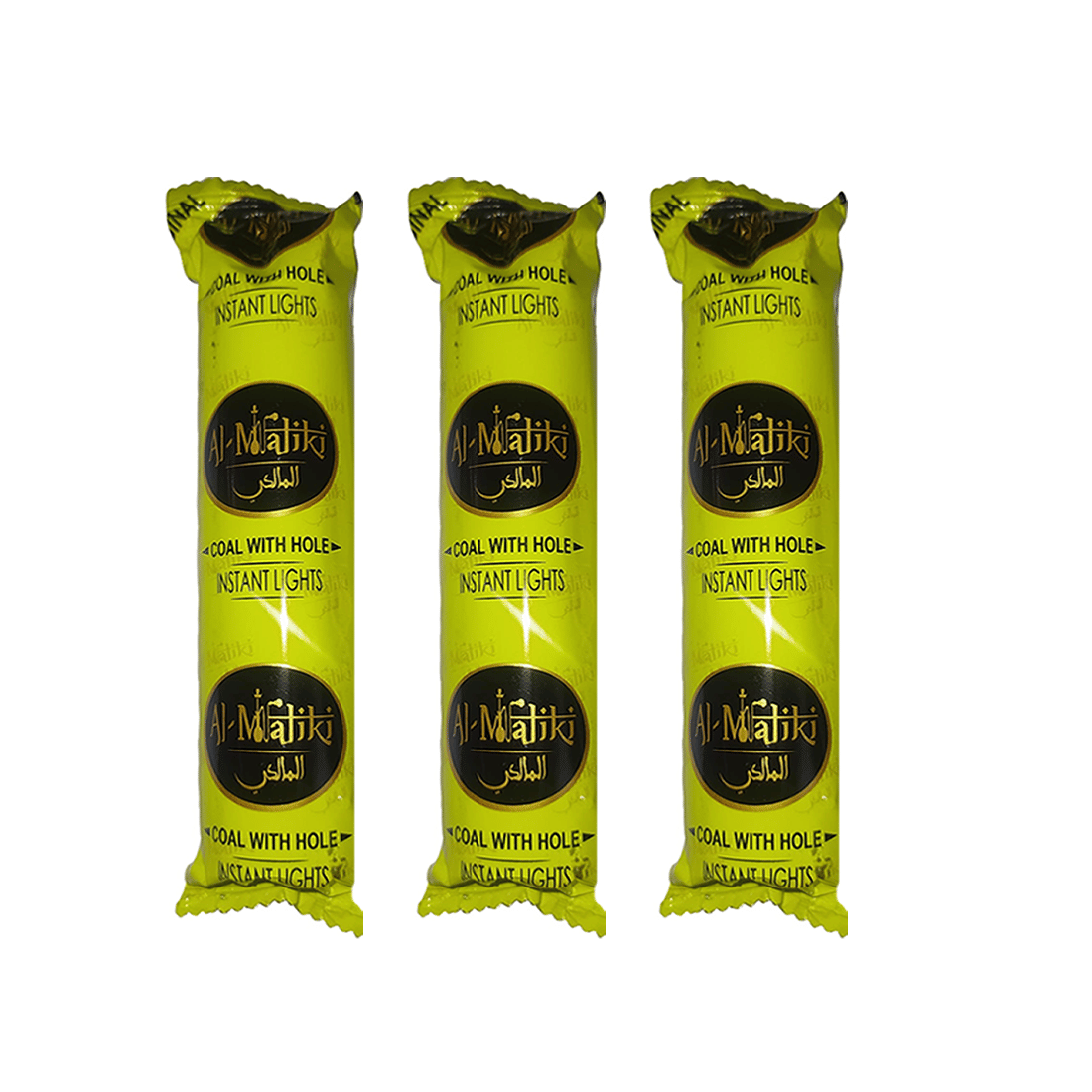 PUFF SMART Al-Maliki Magic Coal 3 Stick Quick Light Charcoal (30 Coals)