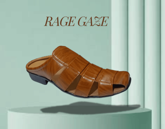 RAGE GAZE - Tan Men's Floater Sandals