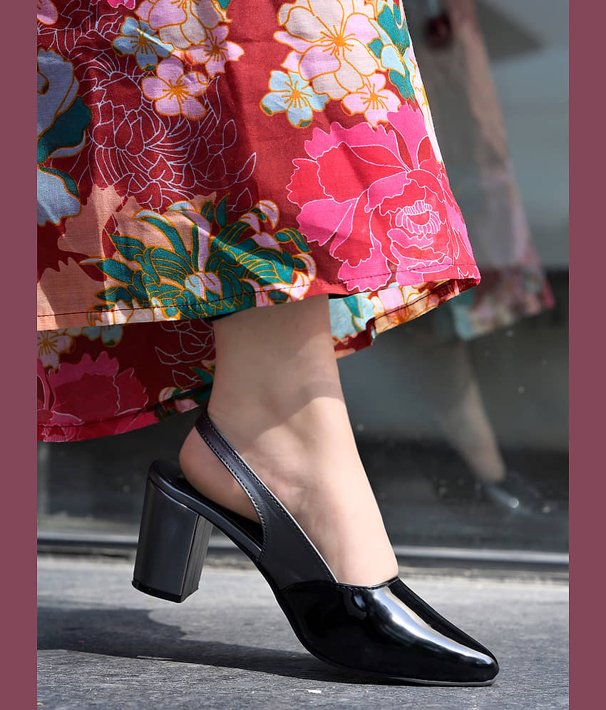Shoetopia Black Women's Pumps Heels - Heels | Buy online on ZillyBuy