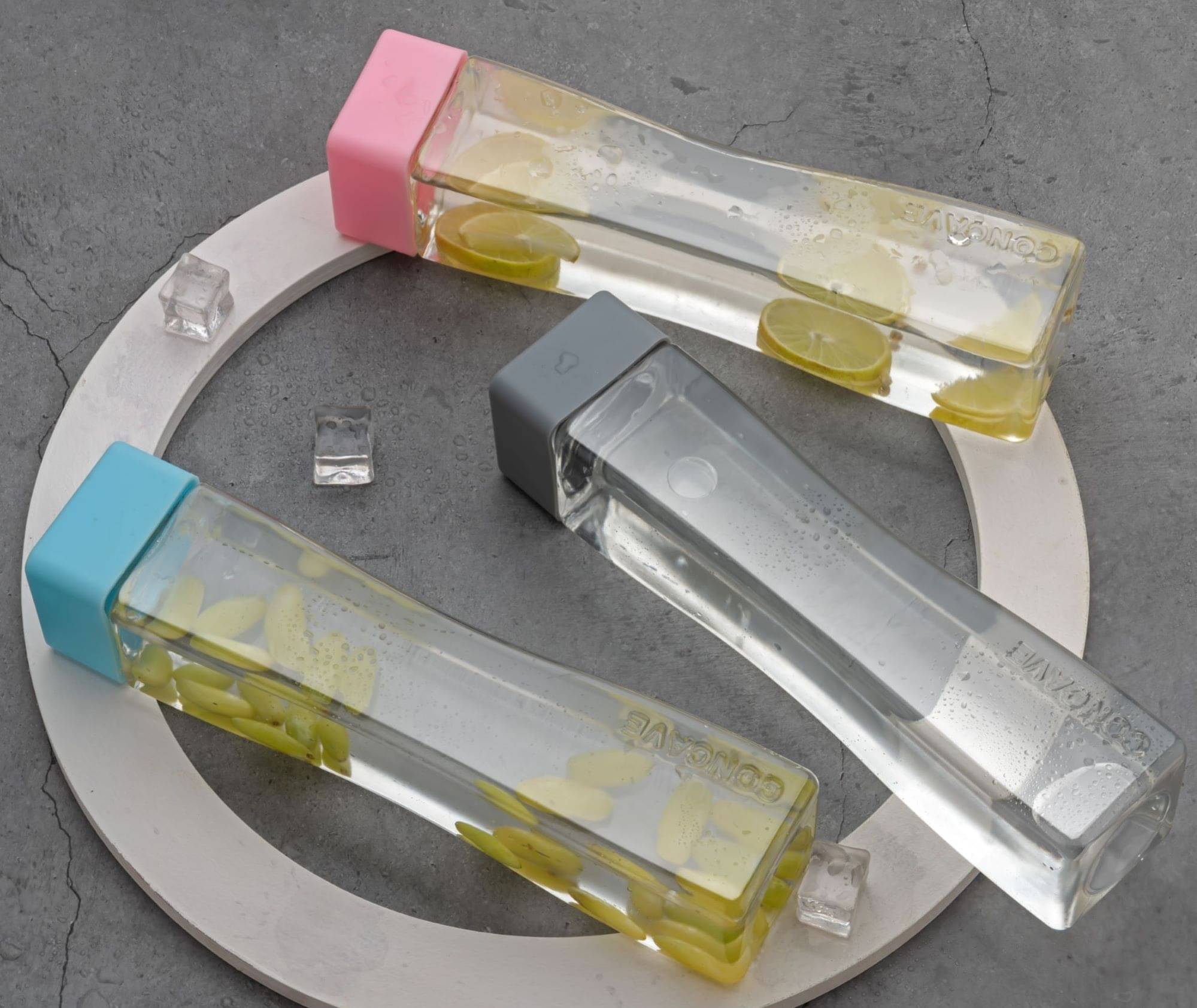 2Mech Concave Shpae Antic Square water bottle 3pc Multicolour Plastic Fridge Water Bottle 850 mL ( 3 ) 2Mech Concave Shpae Antic Square water bottle 3pc Multicolour Plastic Fridge Water Bottle 850 mL ( 3 )