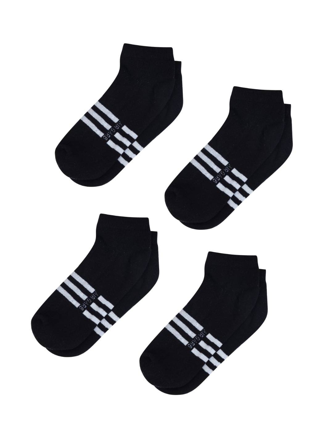 AIR GARB Pack of 4 Men's Cotton Low Ankle Socks ( Black )     			AIR GARB Pack of 4 Men's Cotton Low Ankle Socks ( Black )