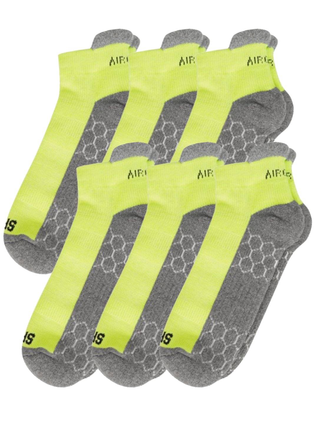AIR GARB Pack of 6 Men's Cotton Low Ankle Socks ( Lime Green )     			AIR GARB Pack of 6 Men's Cotton Low Ankle Socks ( Lime Green )
