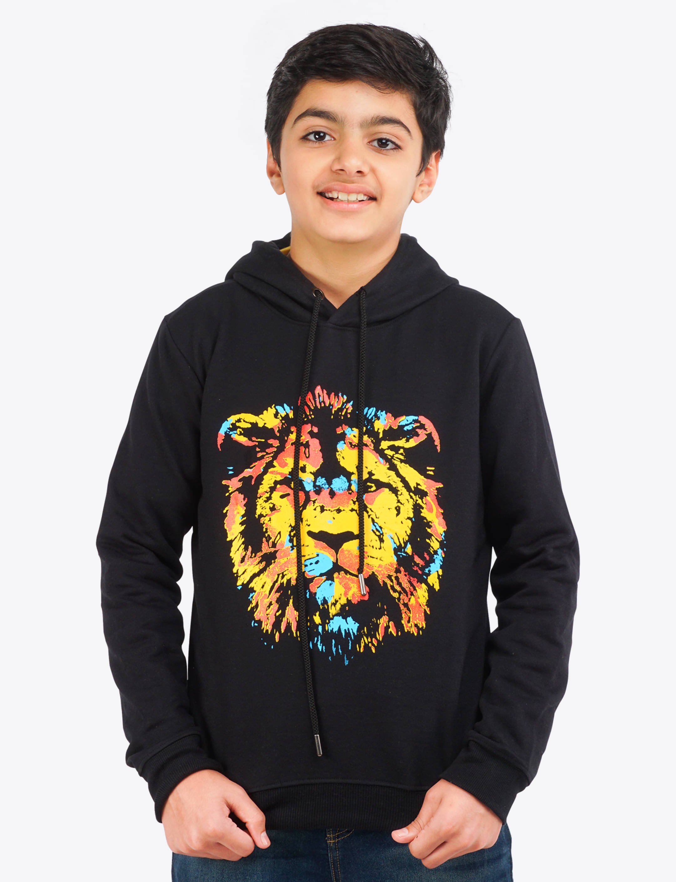     			Ariel Pack of 1 Boys Cotton Blend Sweatshirt ( Black )