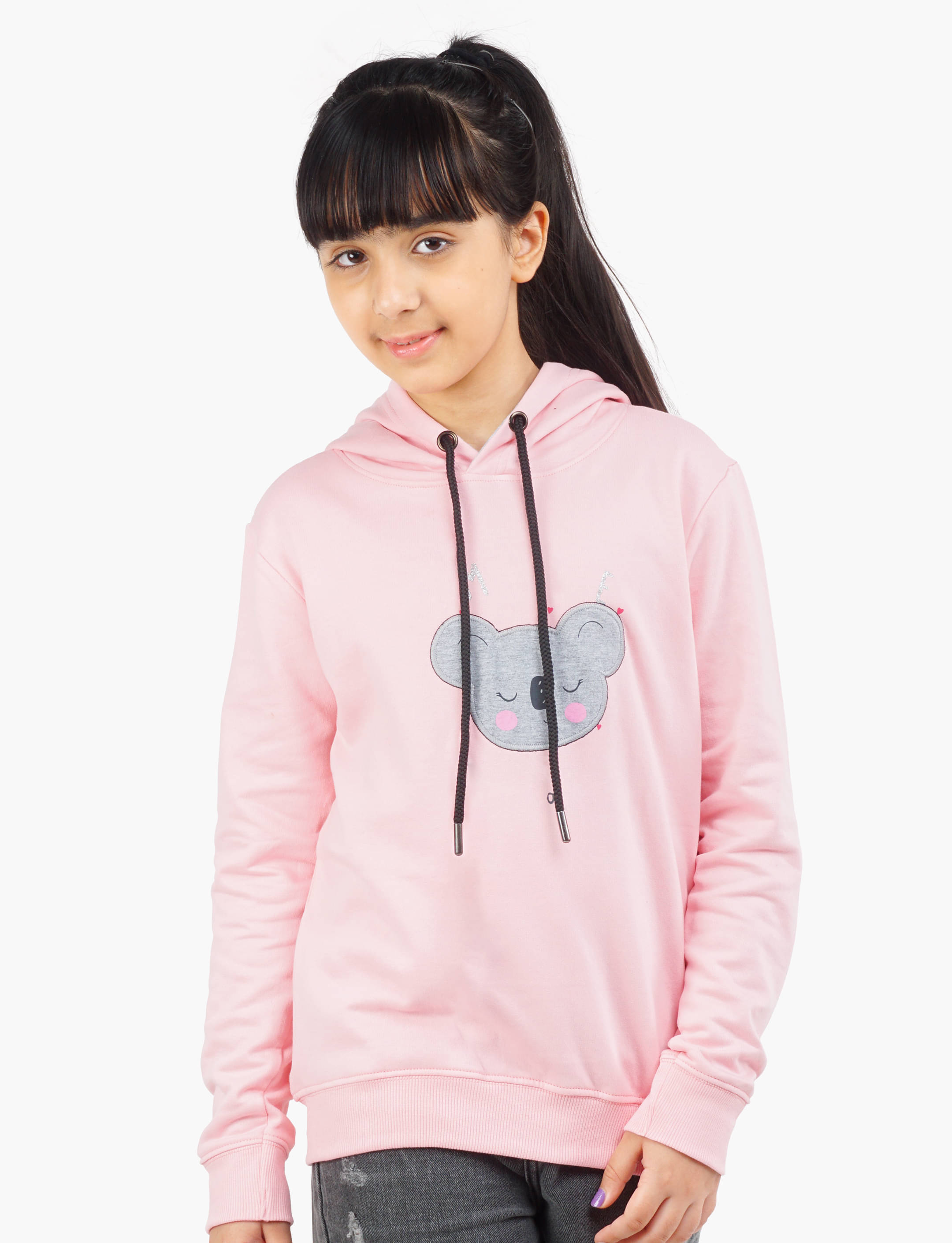     			Ariel Pack of 1 Girls Cotton Blend Sweatshirt ( Pink )