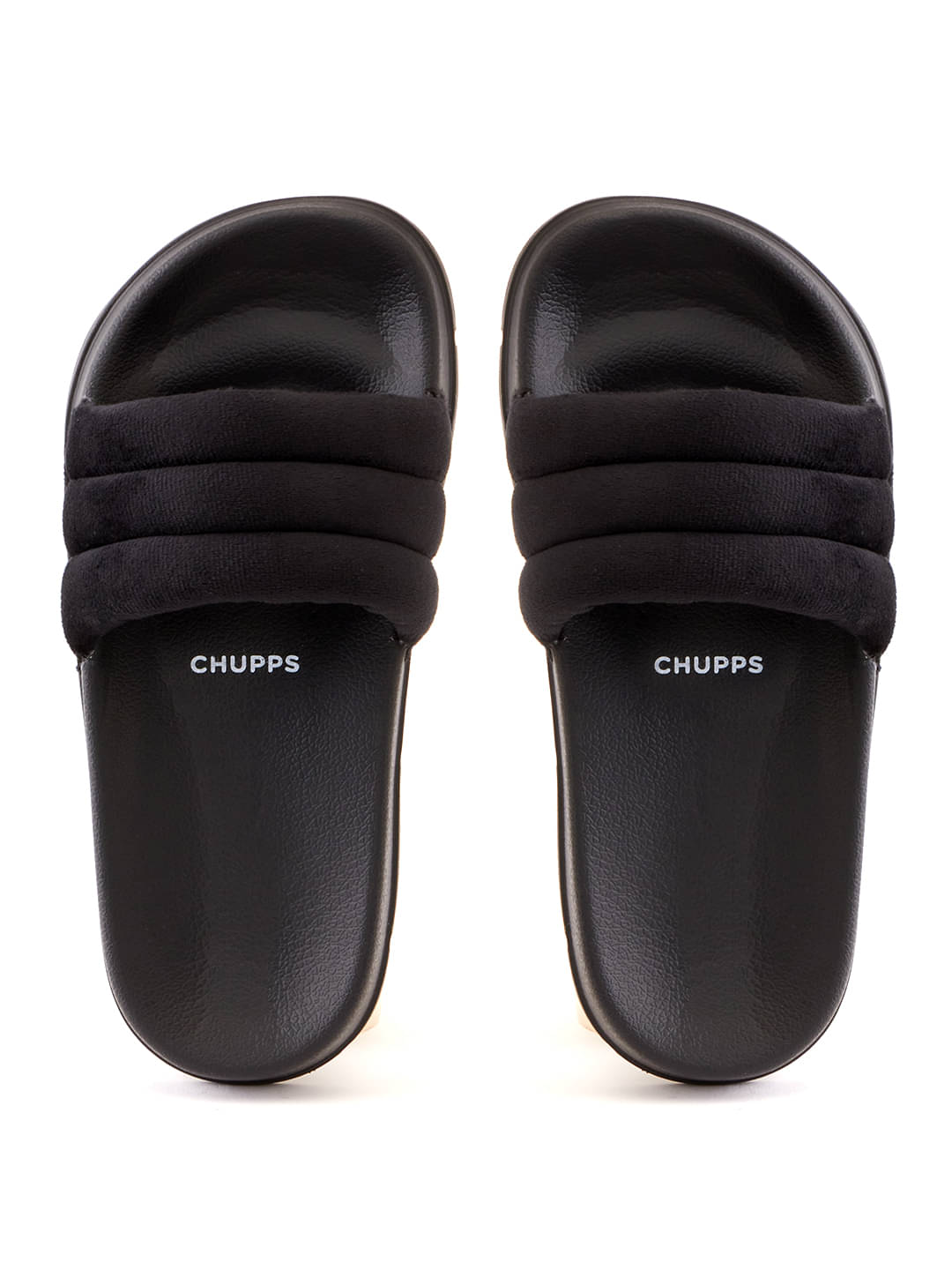     			CHUPPS Black Women's Slide Flip Flop