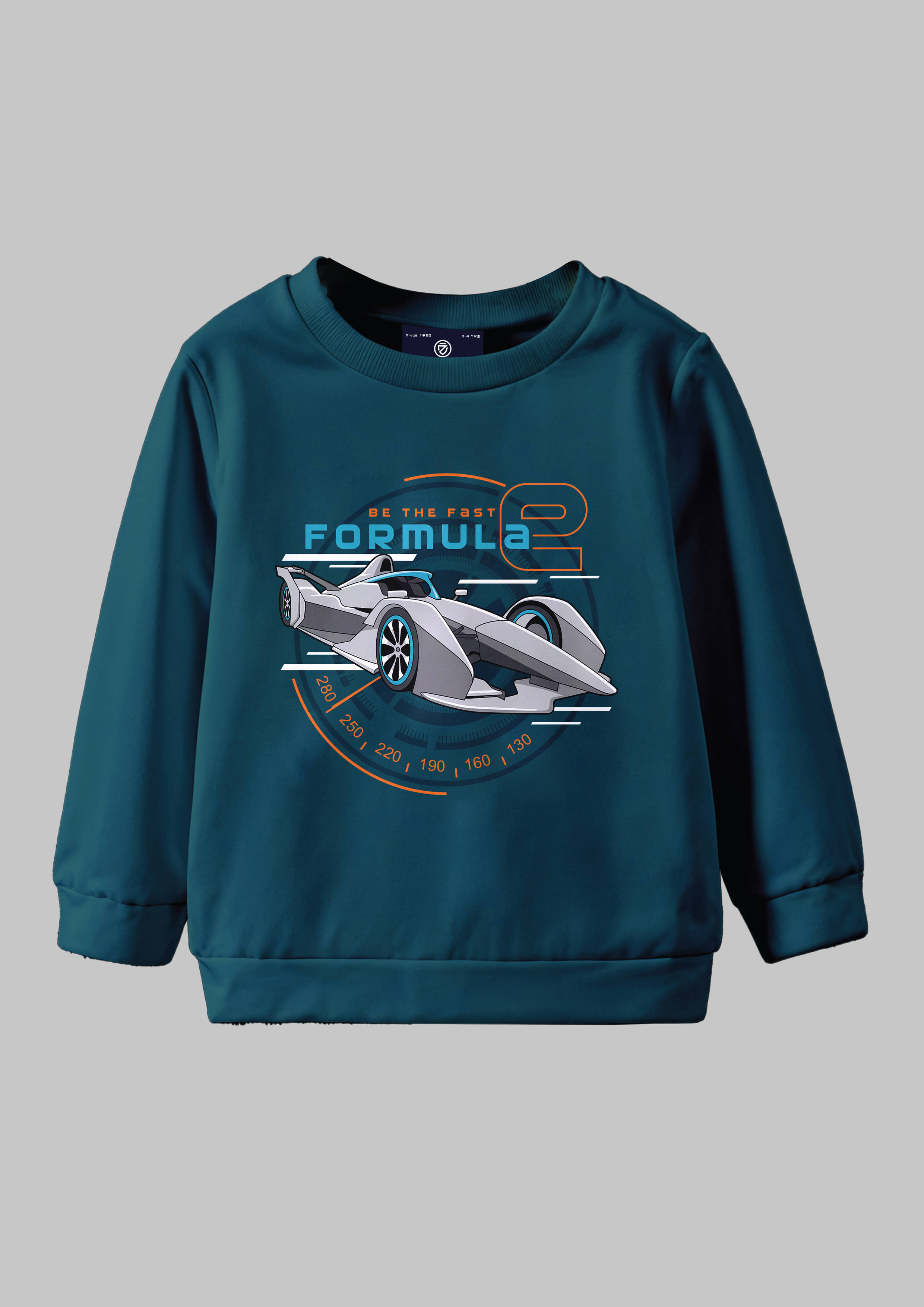     			CODEZ Pack of 1 Boys Fleece Sweatshirt ( Blue )