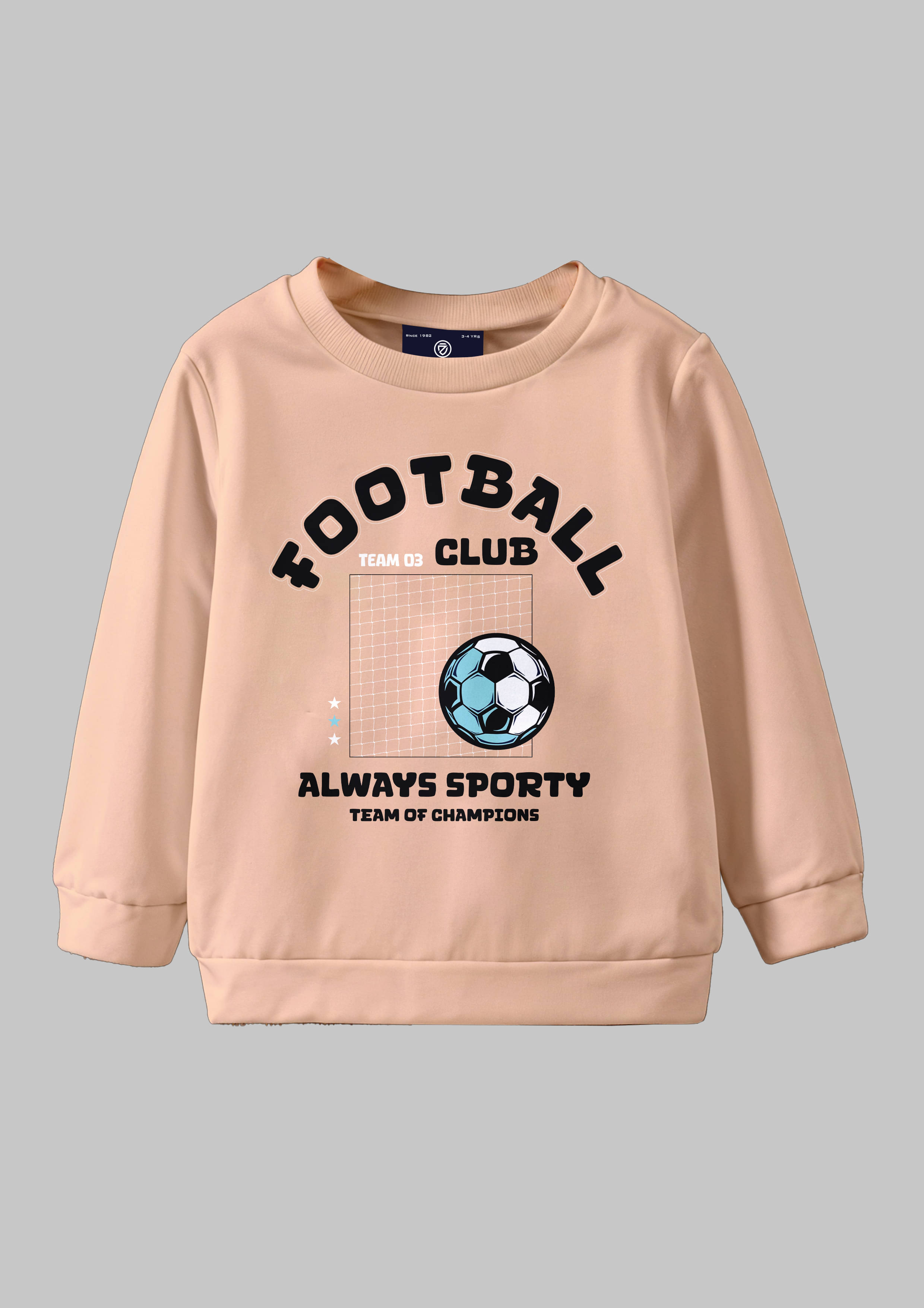     			CODEZ Pack of 1 Boys Fleece Sweatshirt ( Orange )