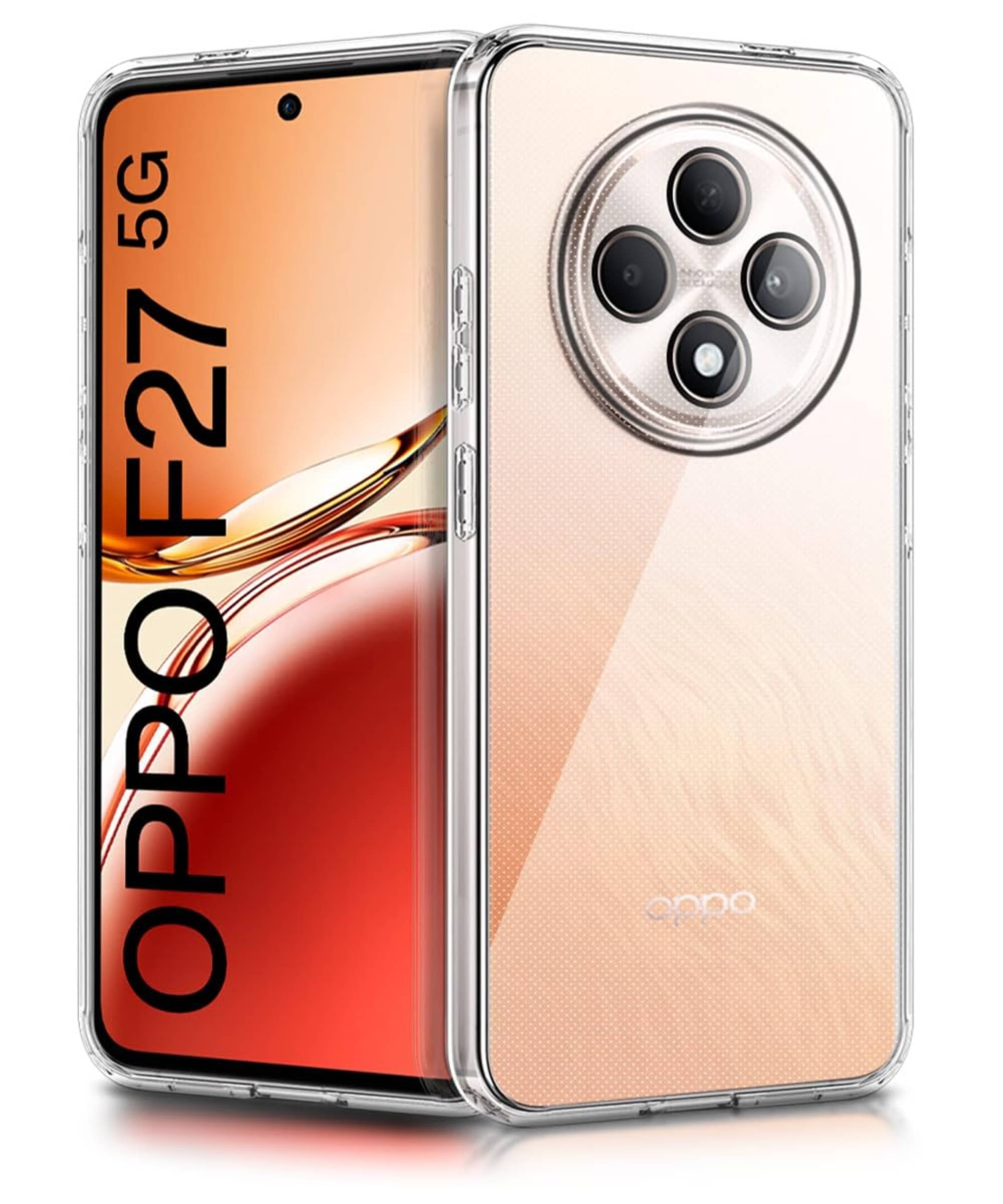     			Case Vault Covers Silicon Soft cases Compatible For Silicon OPPO F27 5G ( )