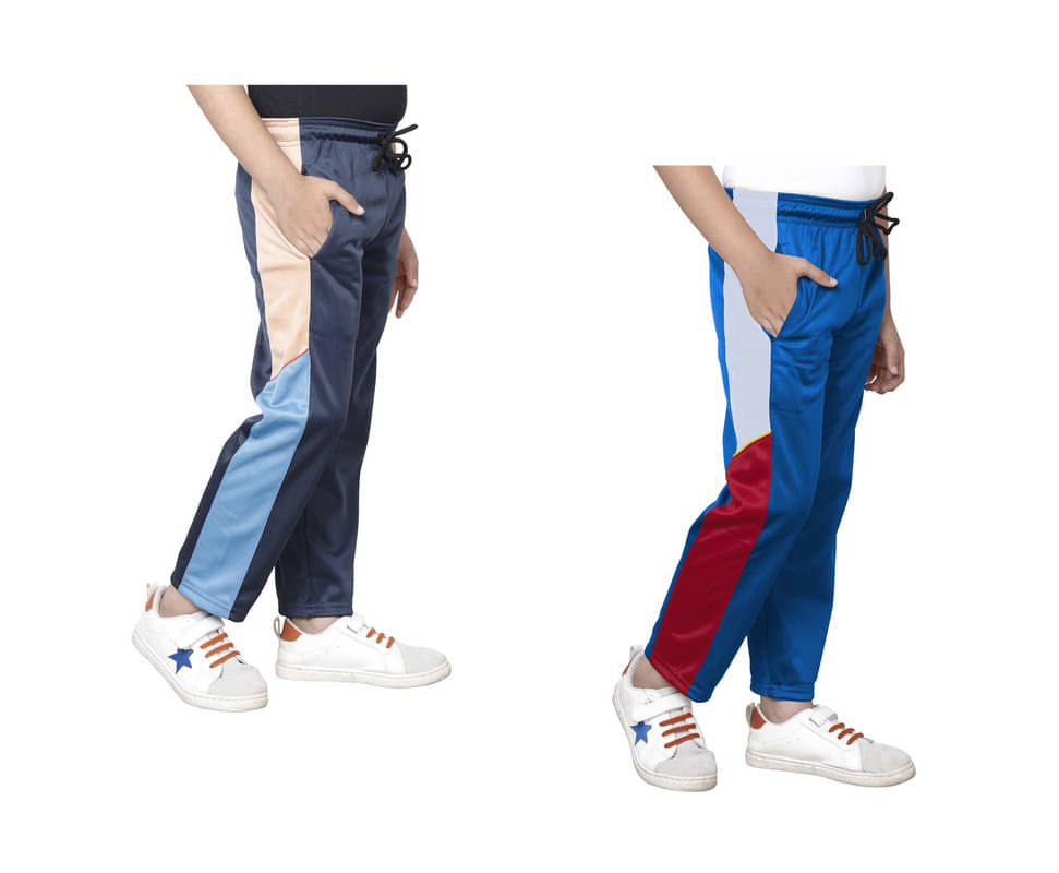     			IndiWeaves Pack of 2 Boys Woollen Trackpant ( Multicolor )