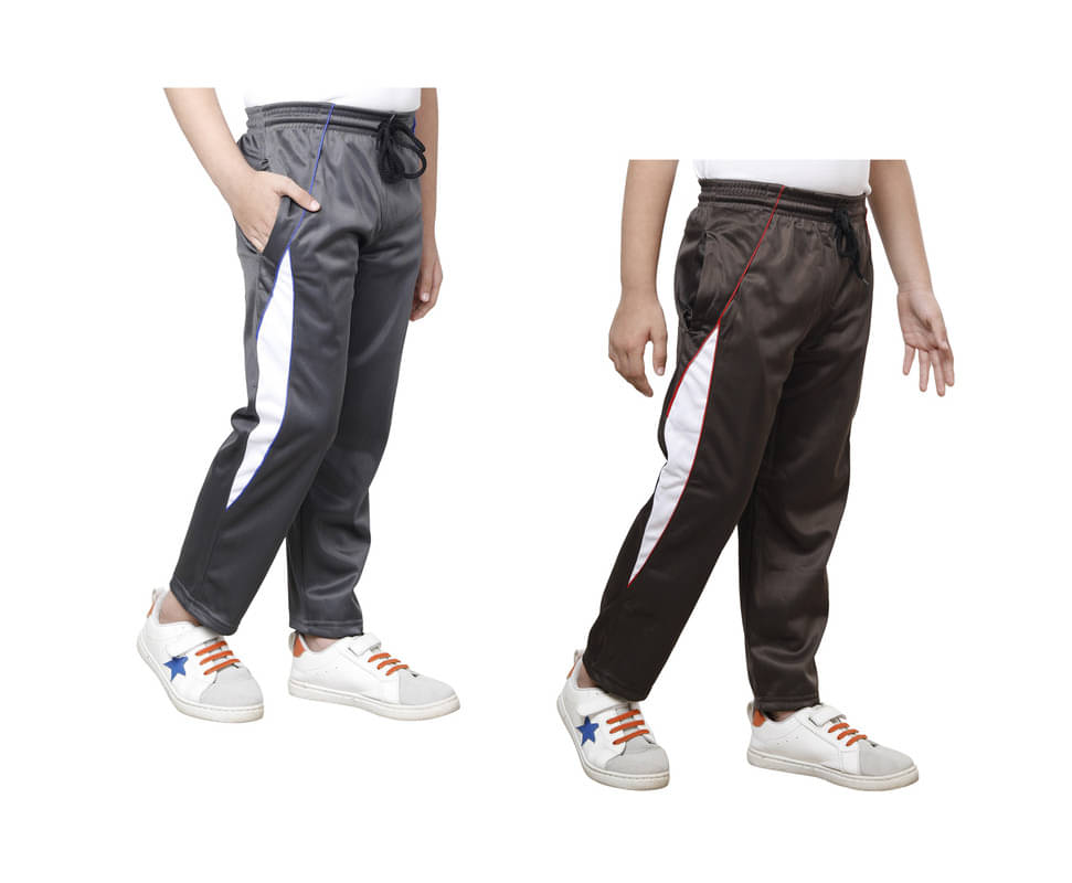     			IndiWeaves Pack of 2 Boys Woollen Trackpant ( Multicolor )