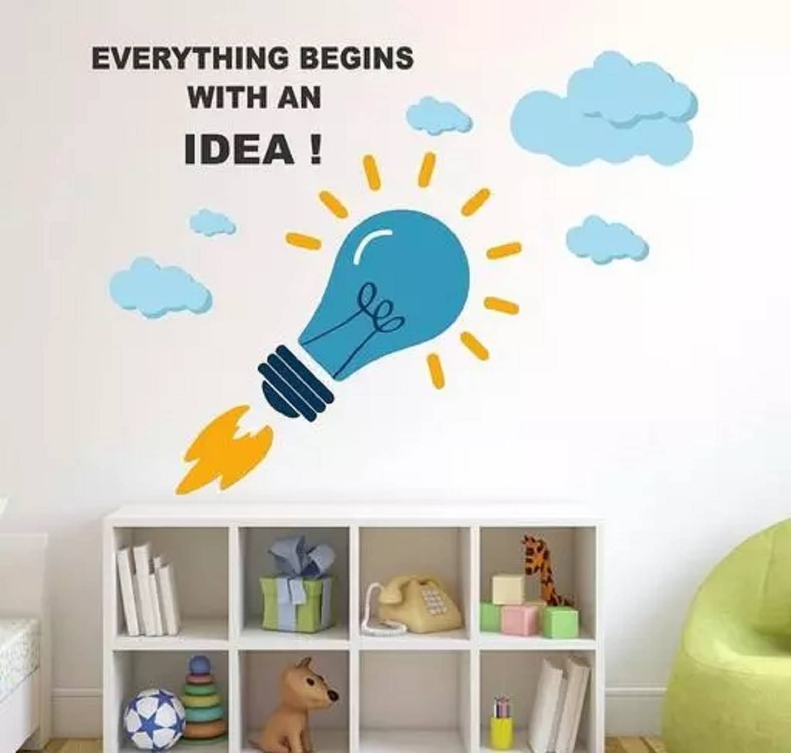     			Inkfence Wall Sticker Motivational Quotes ( 100 x 70 cms )