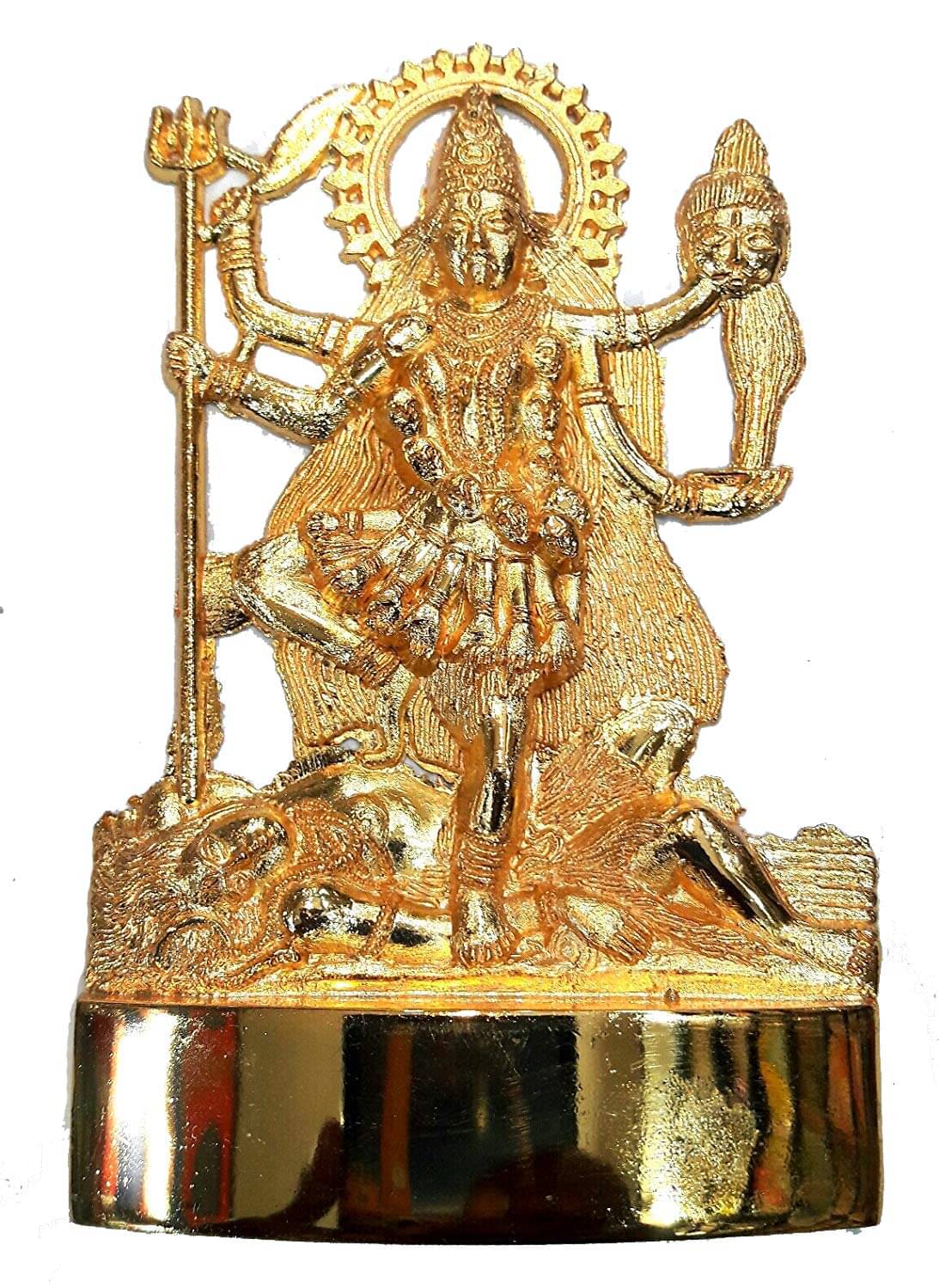     			NAVYAKSH Brass Kaali Idol ( 13 cm )