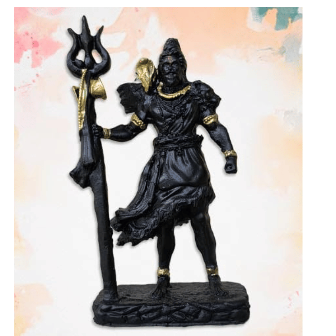     			NAVYAKSH Brass Lord Shiva Idol ( 13 cm )