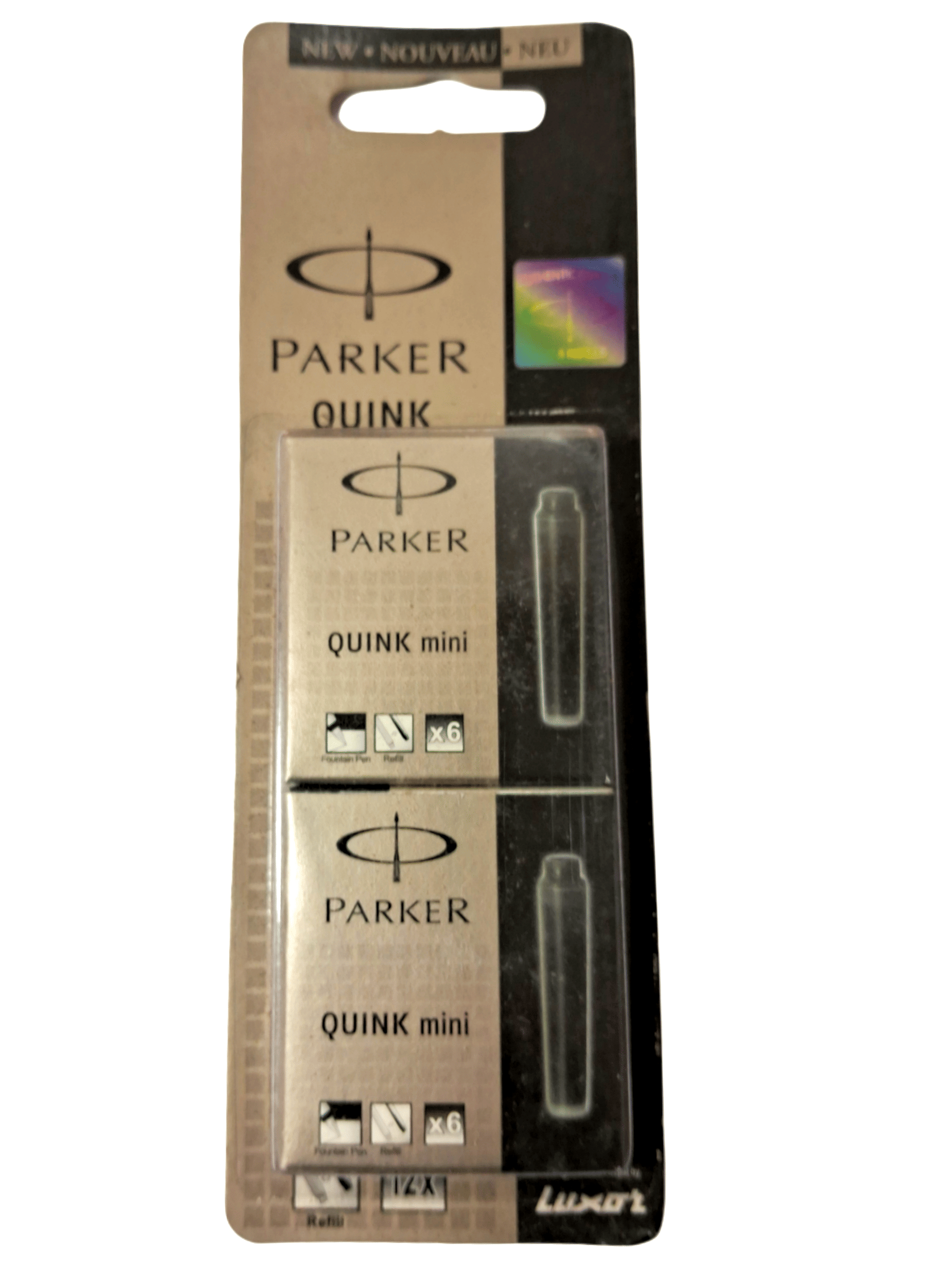     			PARKER MINI INK CARTRIDGE ,BLACK,12 NOS,IDEAL FOR TRAVELLERS