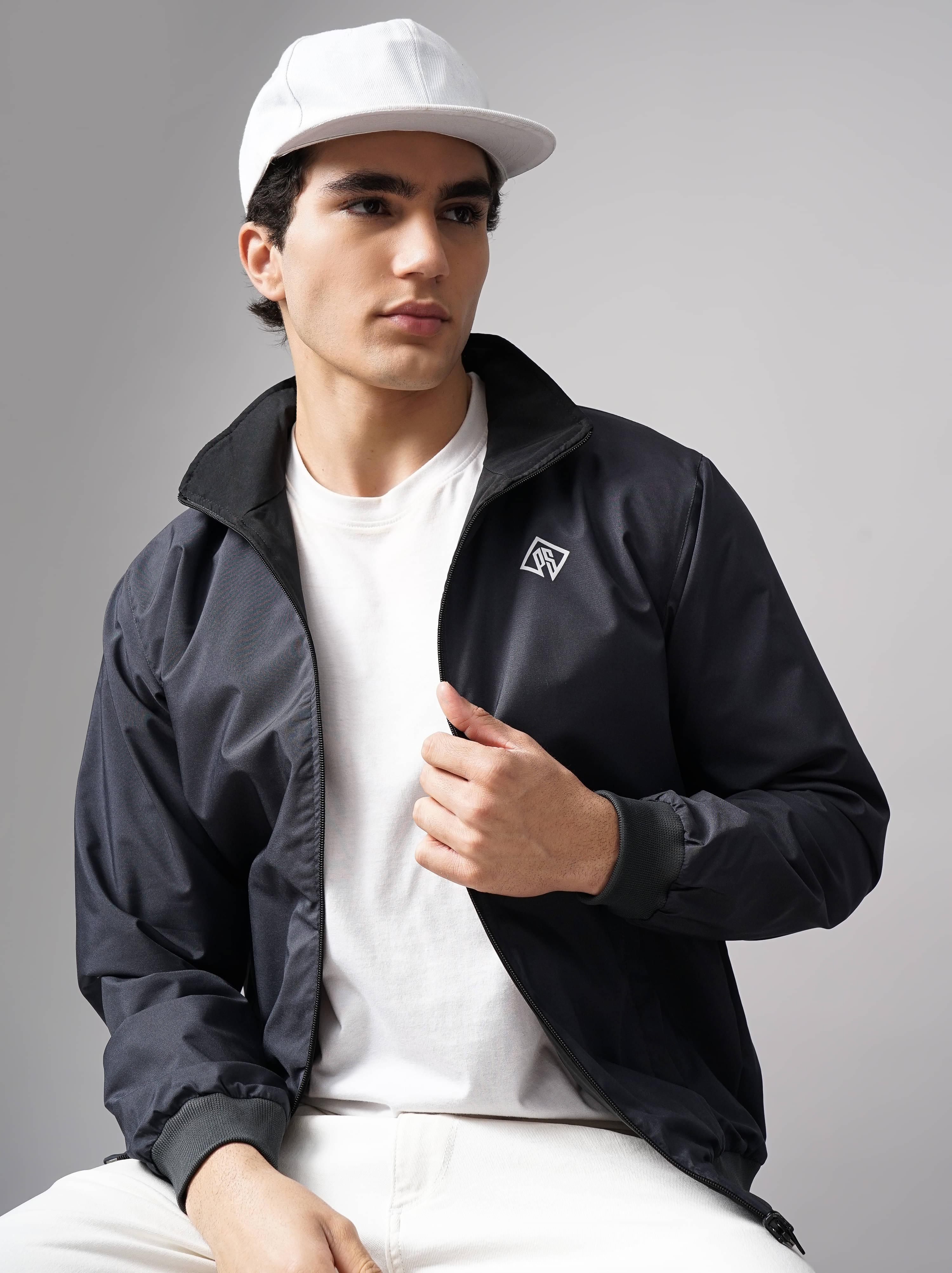     			Paul Street Polyester Men's Windcheater Jacket - Grey ( Pack of 1 )