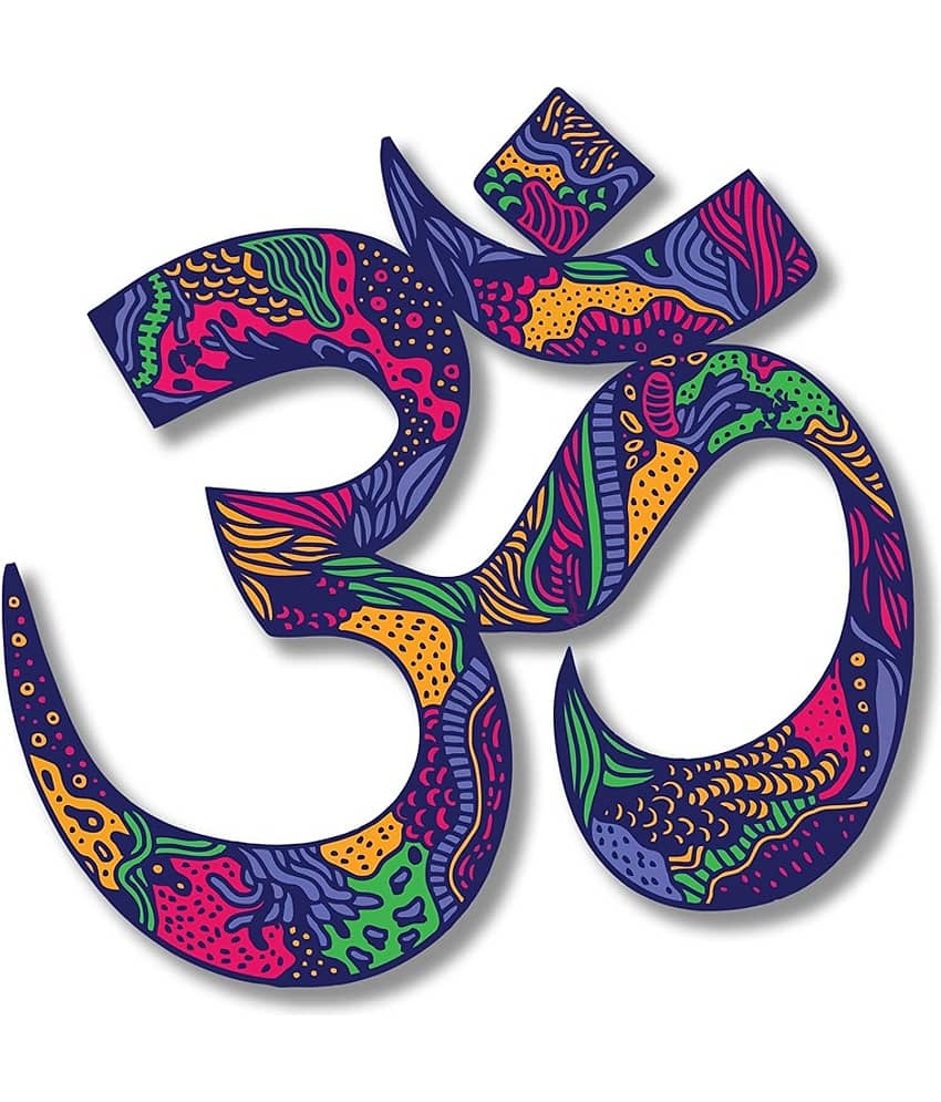 Positive Vibe Lifestyle Wood Religious Wall Hanging Wall Sculpture Multi - Pack of 1