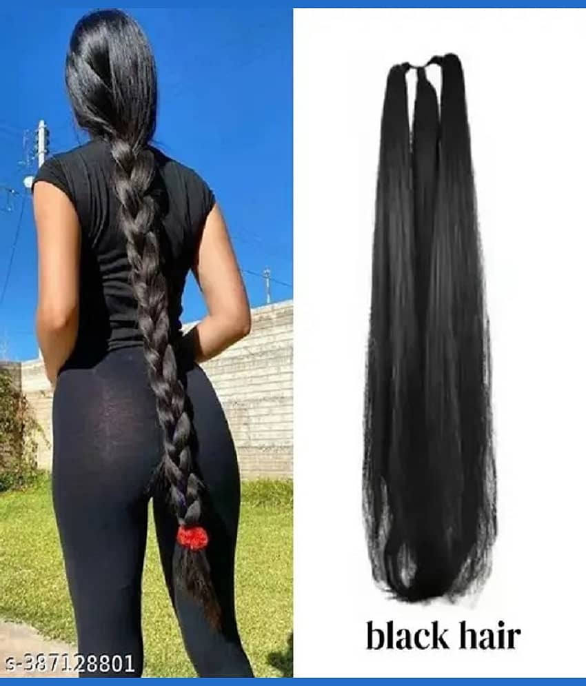 Renu Creation Black Women's Hair Wig ( Pack of 1 ) - Jewellery Sets | Buy online on ZillyBuy
