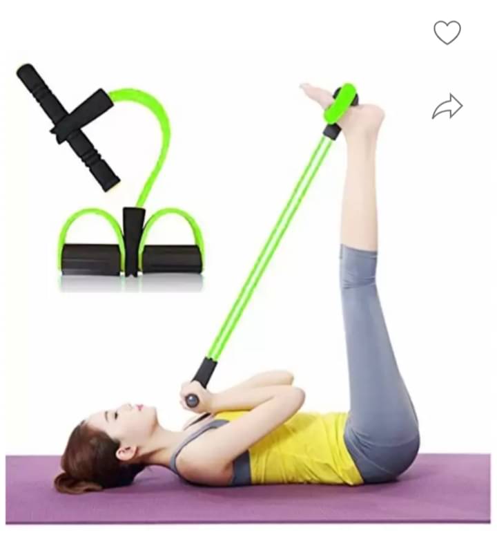     			Rubber Pull String Lose Waist Weight Reduce Tummy Trimmer Gym Exercise Equipment Crossfit Foot Rally Rope Fitness, 1-Piece
