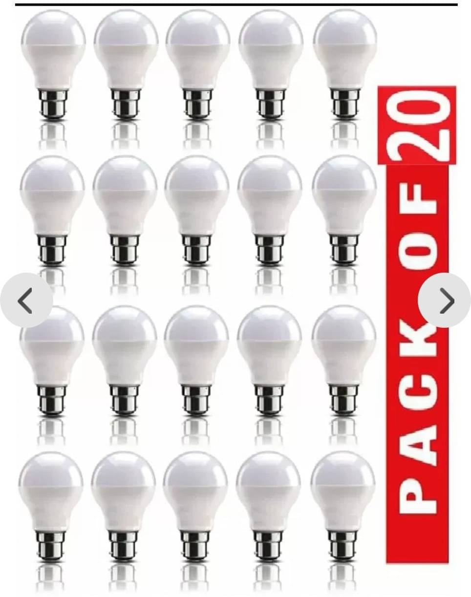    			SPARKWORLD 12W Cool Day Light LED Bulb ( Pack of 20 )