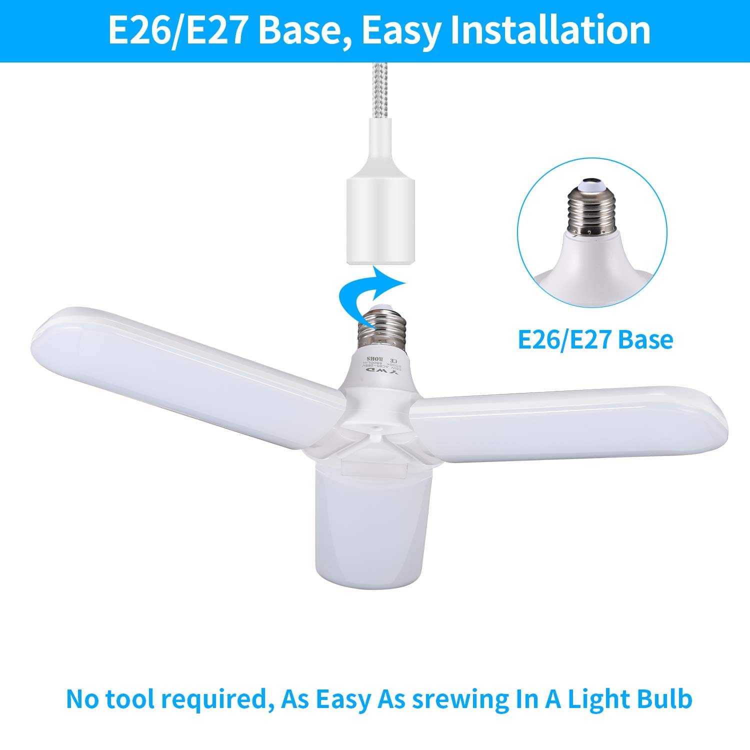     			SPARKWORLD 30W Cool Day Light LED Bulb ( Single Pack )